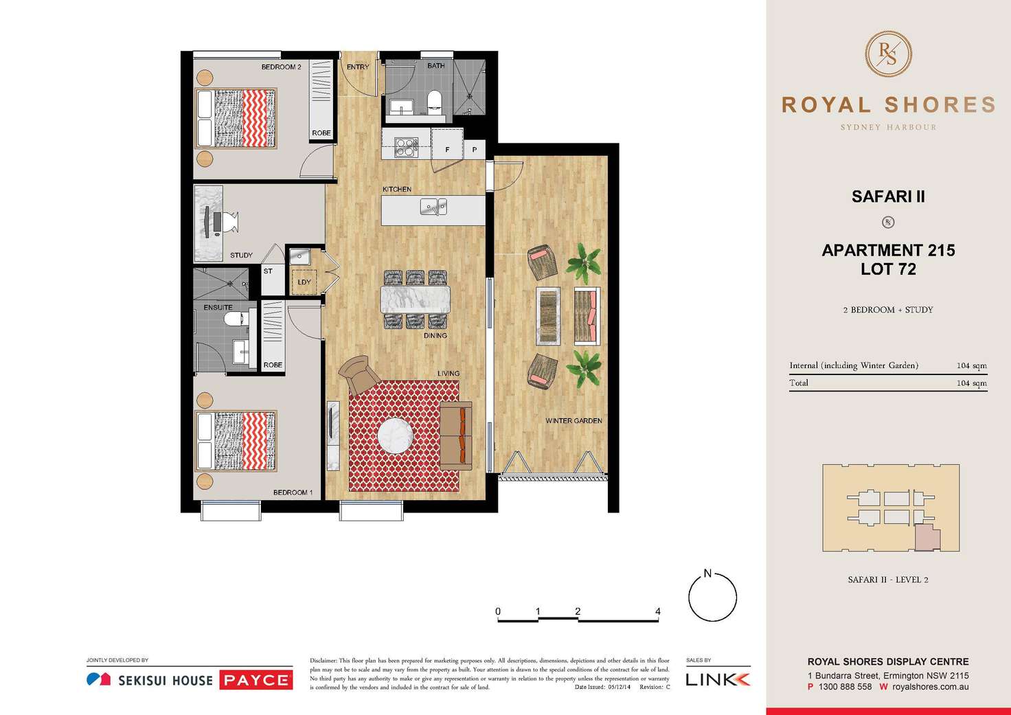 Floorplan of Homely apartment listing, 215/48-56 Bundarra Street, Ermington NSW 2115