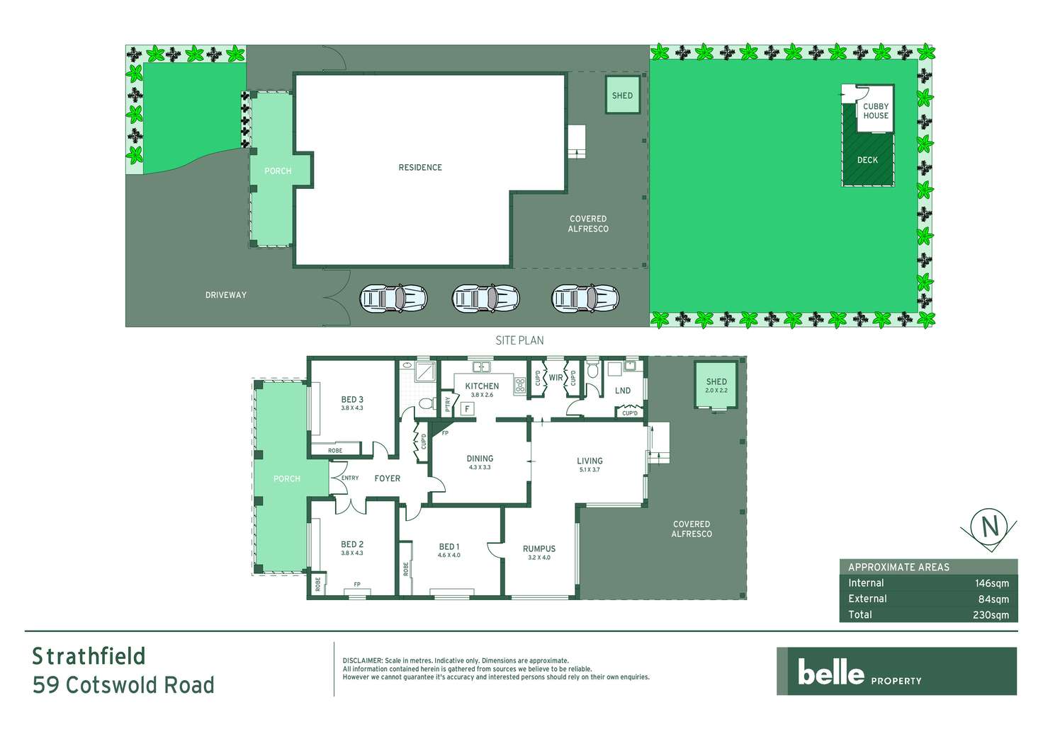 Floorplan of Homely house listing, 59 Cotswold Road, Strathfield NSW 2135