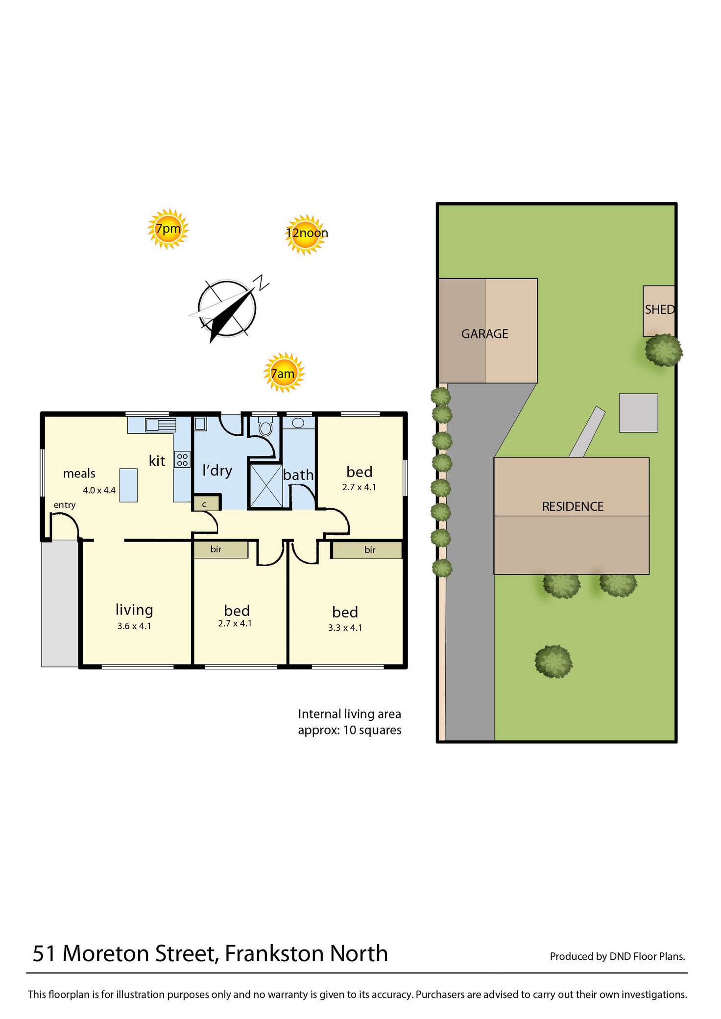 Floorplan of Homely house listing, 51 Moreton Street, Frankston North VIC 3200