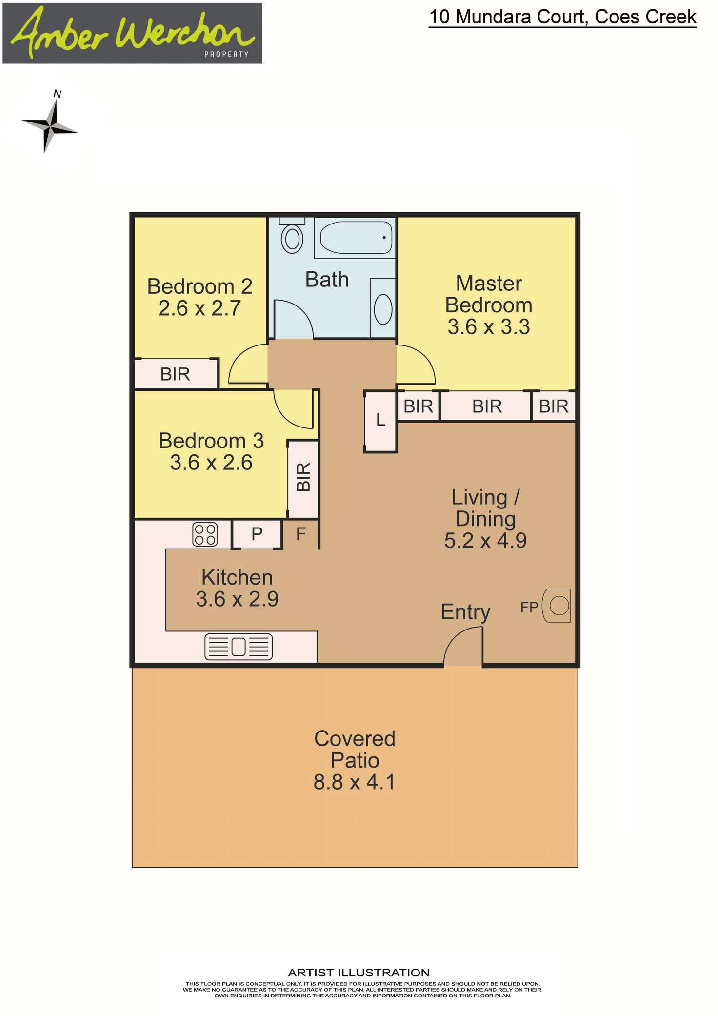 Floorplan of Homely house listing, 10 Mundara Court, Coes Creek QLD 4560