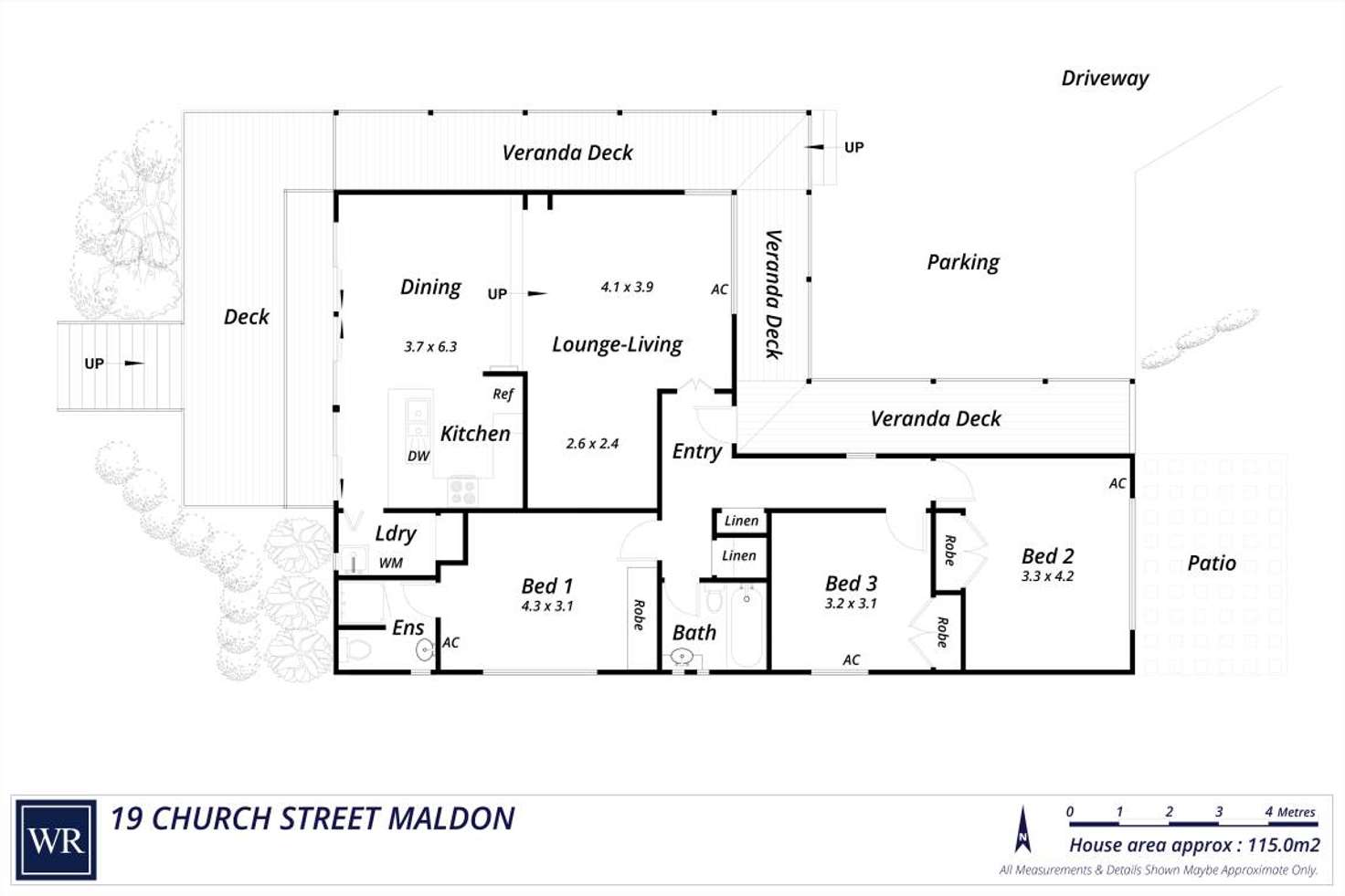 Floorplan of Homely house listing, 19 Church Street, Maldon VIC 3463