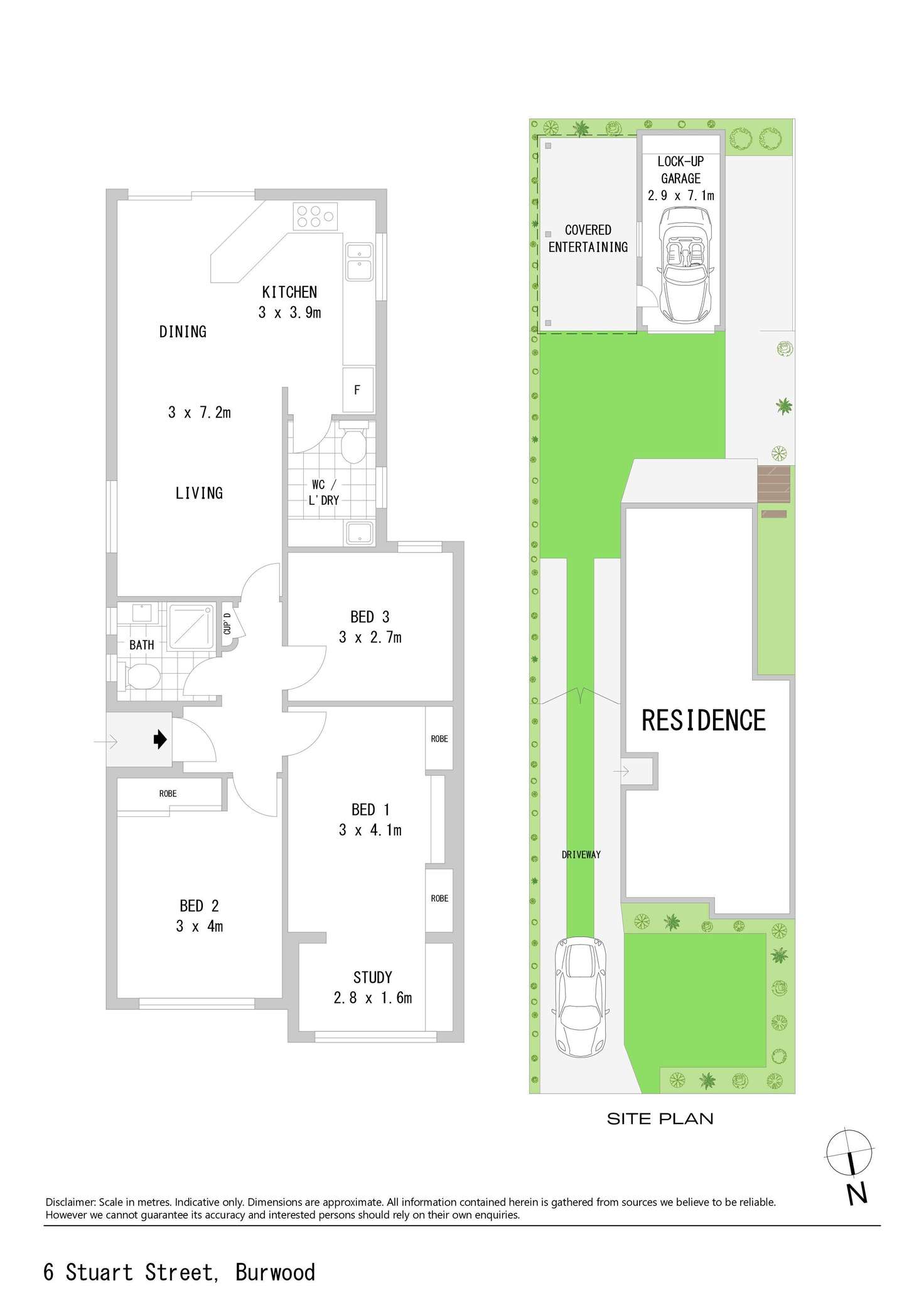 Floorplan of Homely house listing, 6 Stuart Street, Burwood NSW 2134