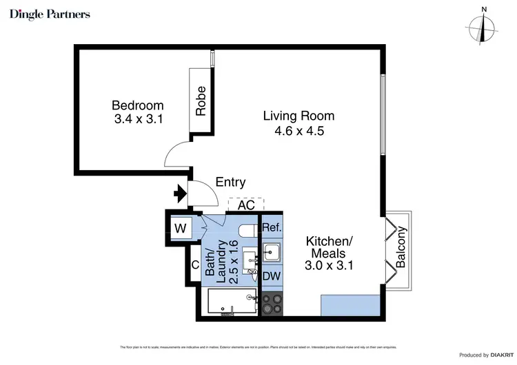 Floorplan of Homely apartment listing, 8/117 Hardware Street, Melbourne VIC 3000