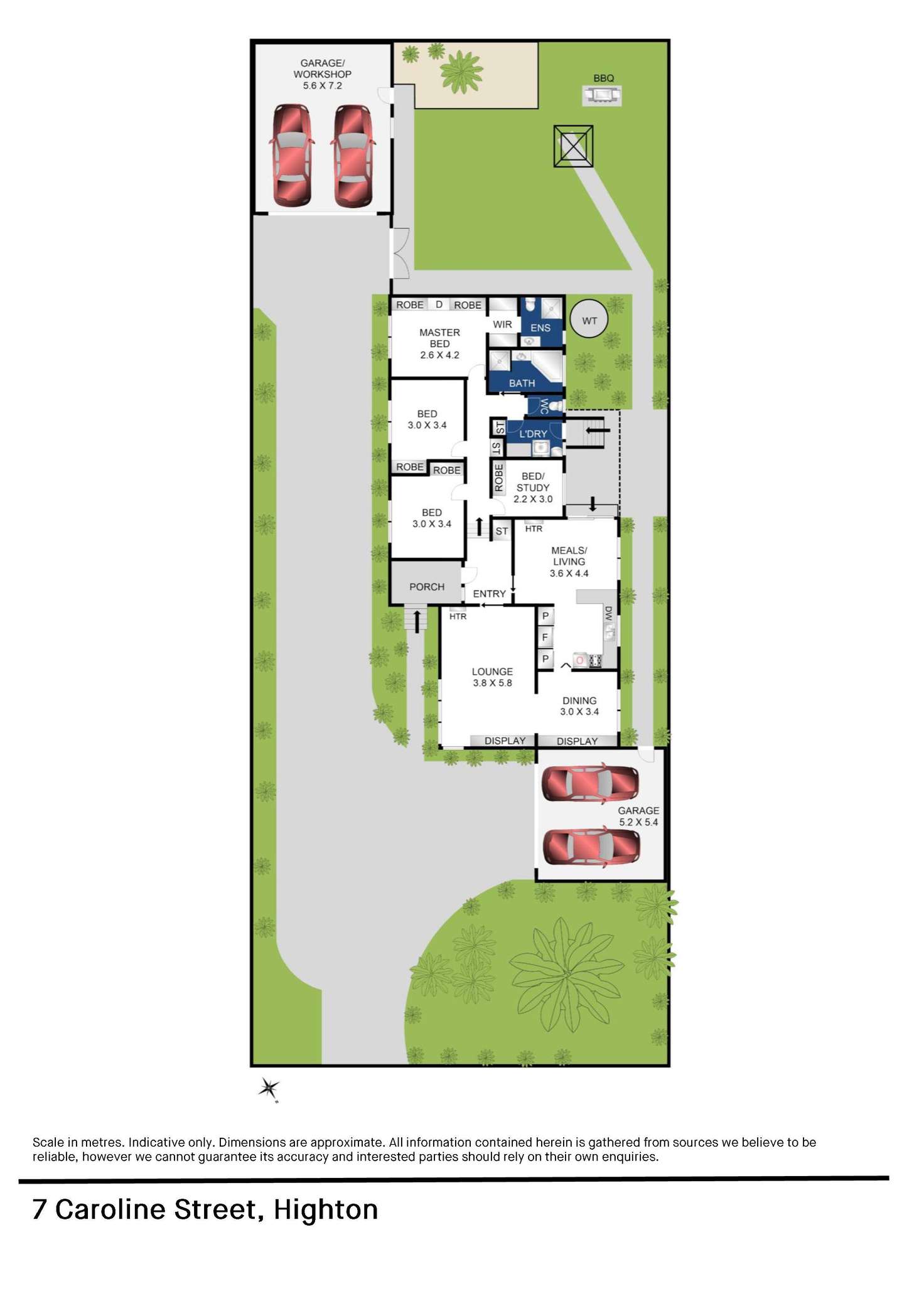 Floorplan of Homely house listing, 7 Caroline Street, Highton VIC 3216