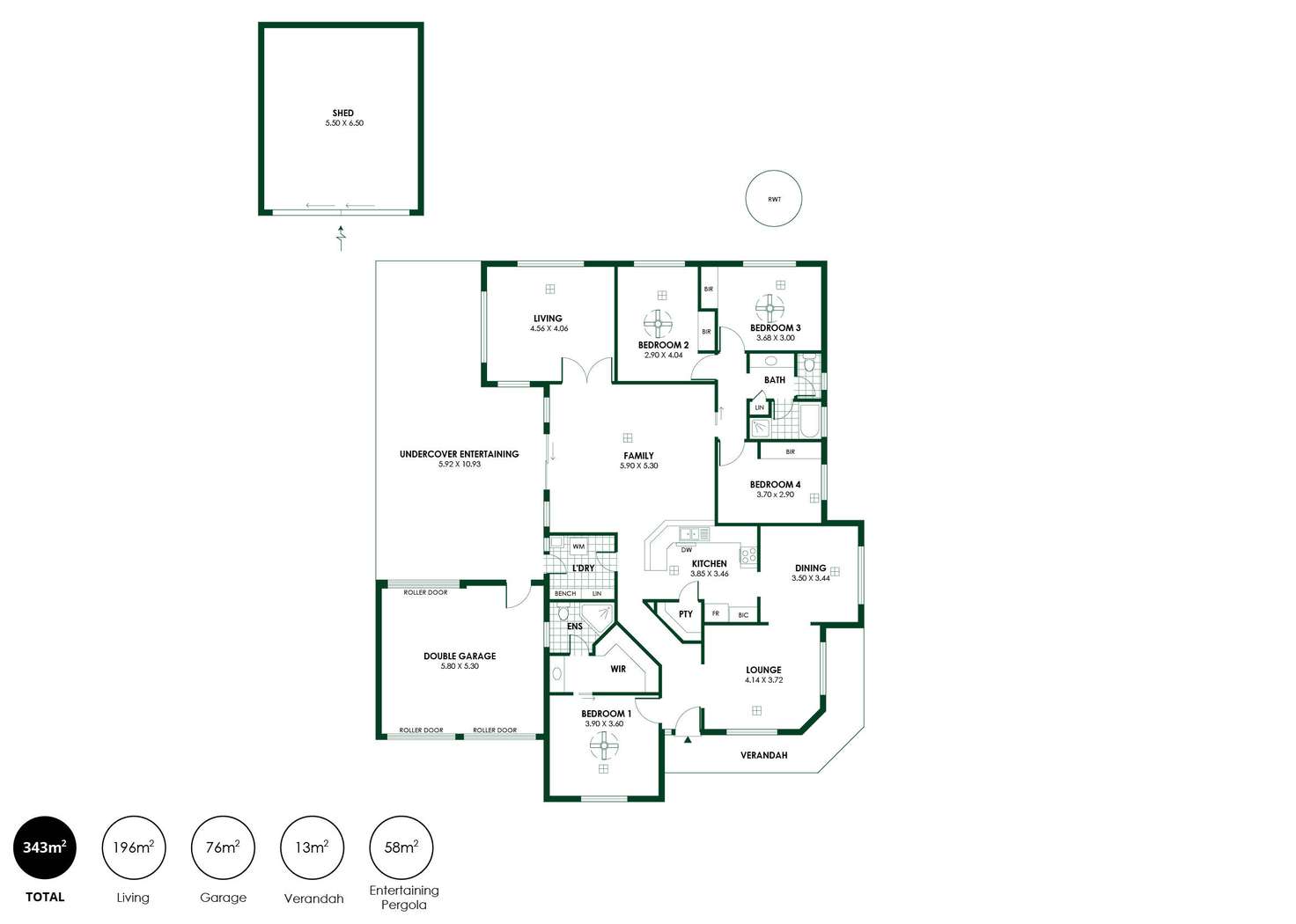 Floorplan of Homely house listing, 51 Gum Tree Drive, Littlehampton SA 5250