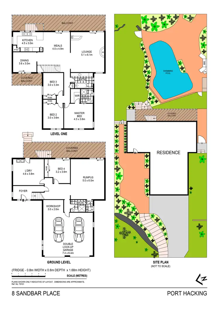 Floorplan of Homely house listing, 8 Sandbar Place, Port Hacking NSW 2229