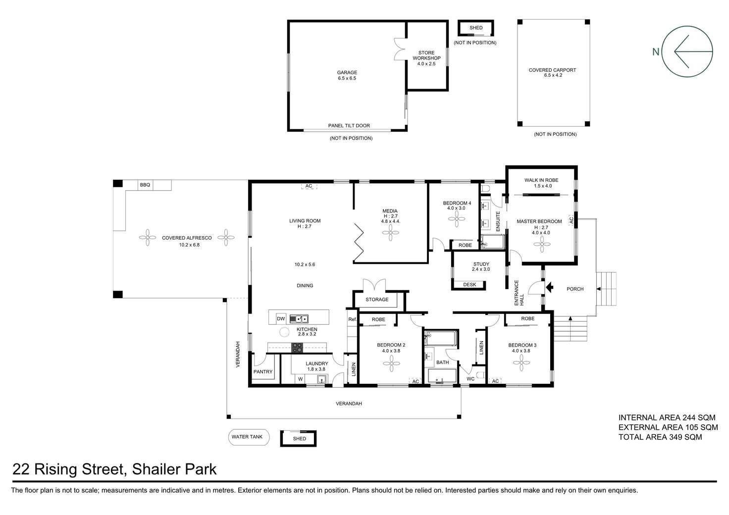 Floorplan of Homely house listing, 22 Rising Street, Shailer Park QLD 4128