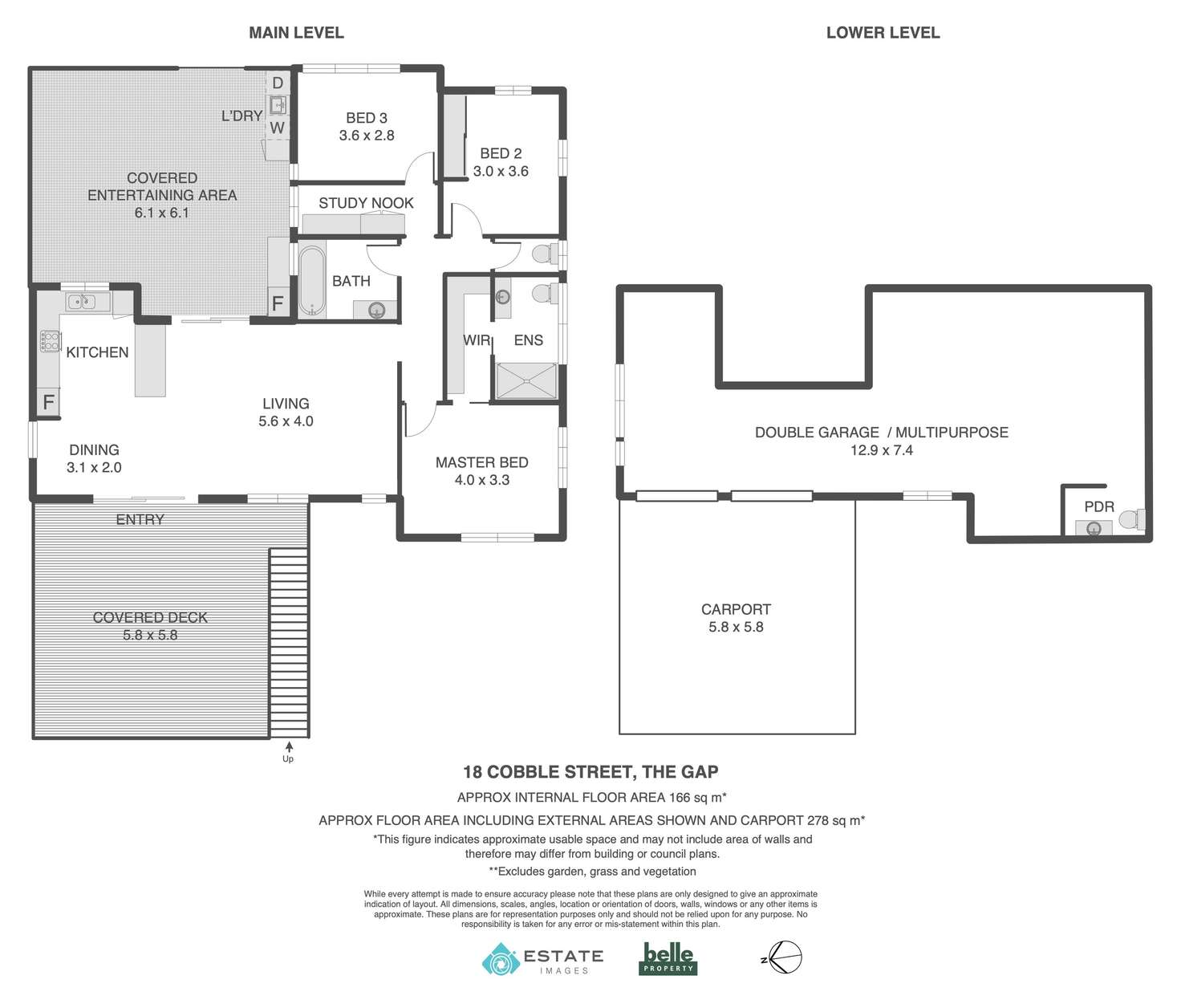 Floorplan of Homely house listing, 18 Cobble Street, The Gap QLD 4061