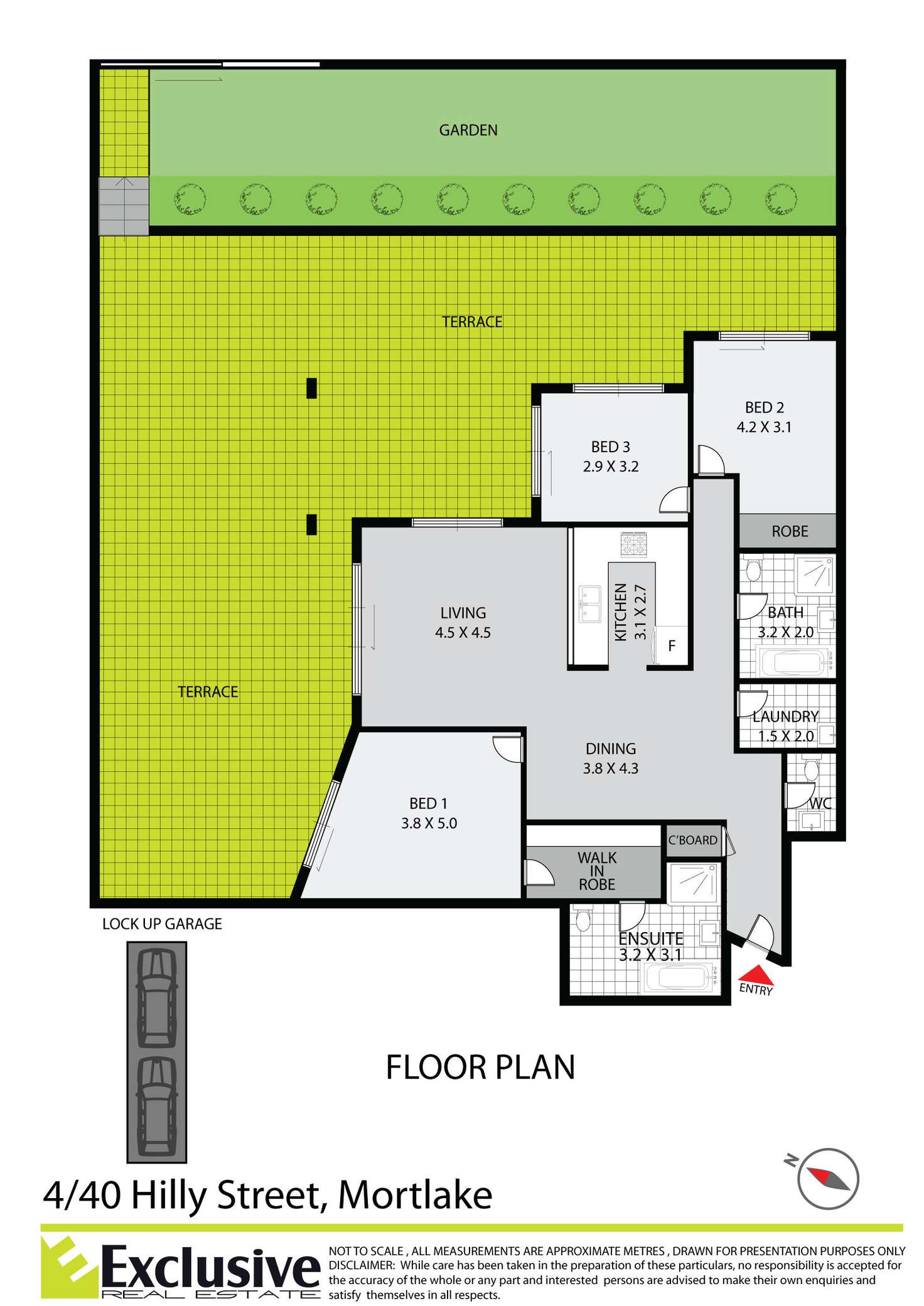 Floorplan of Homely apartment listing, 4/40 Hilly Street, Mortlake NSW 2137