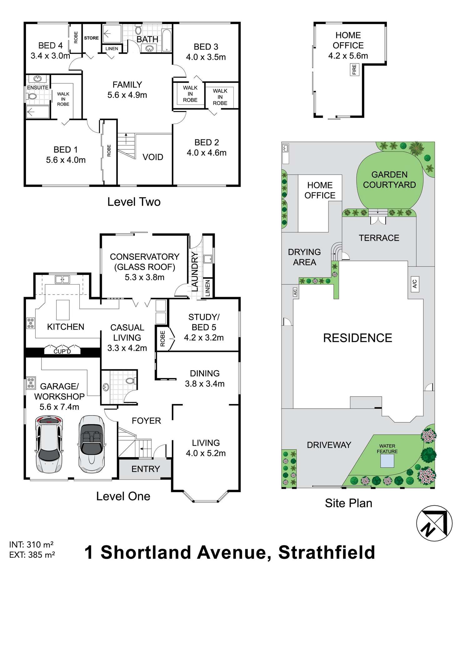 Floorplan of Homely house listing, 1 Shortland Avenue, Strathfield NSW 2135