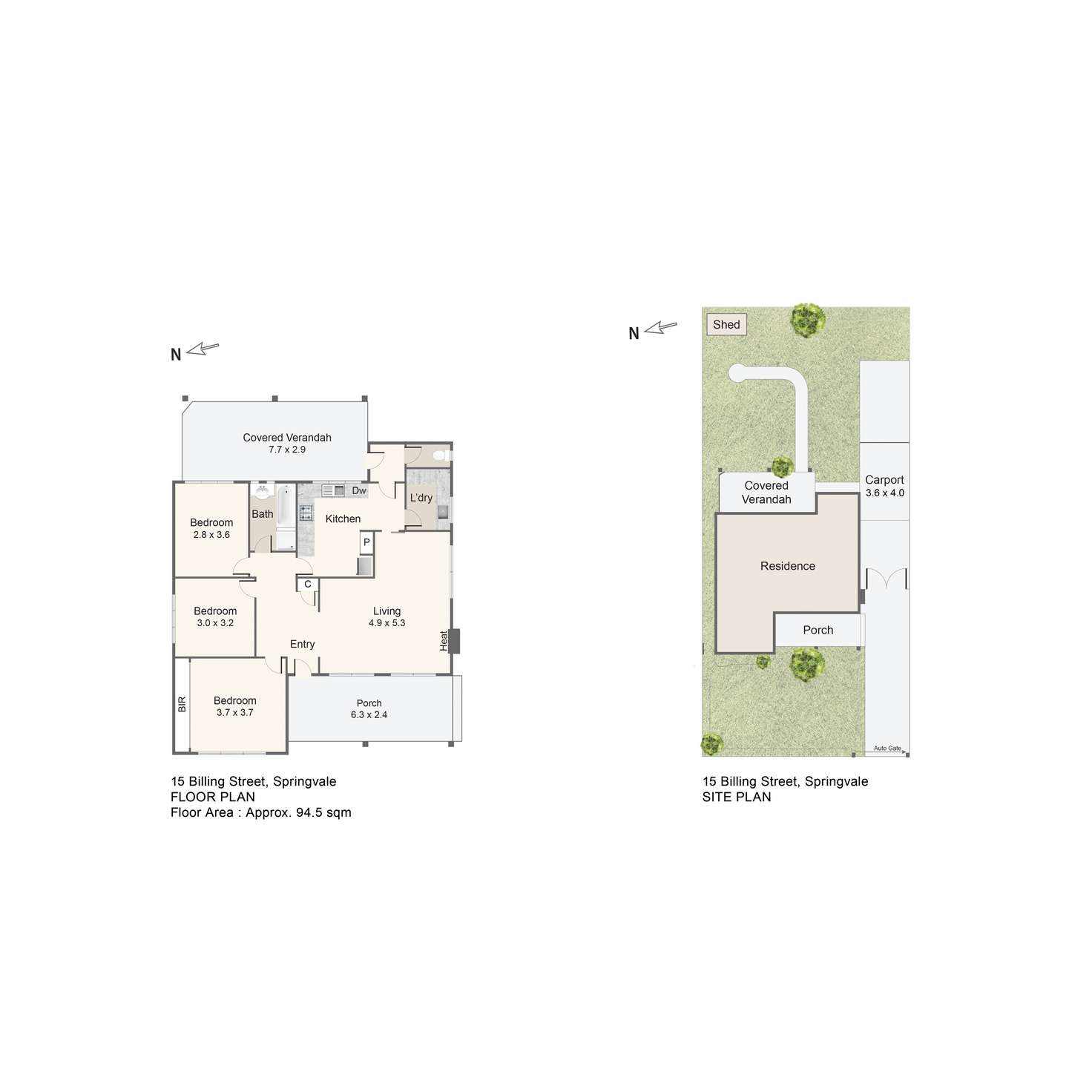 Floorplan of Homely house listing, 15 Billing Street, Springvale VIC 3171