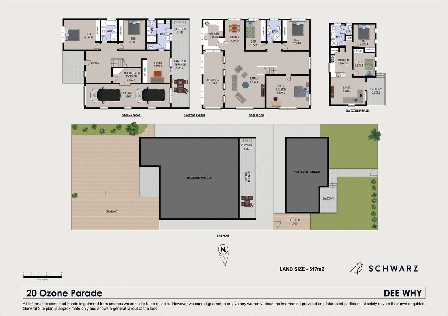 Floorplan of Homely house listing, 20 Ozone Parade, Dee Why NSW 2099