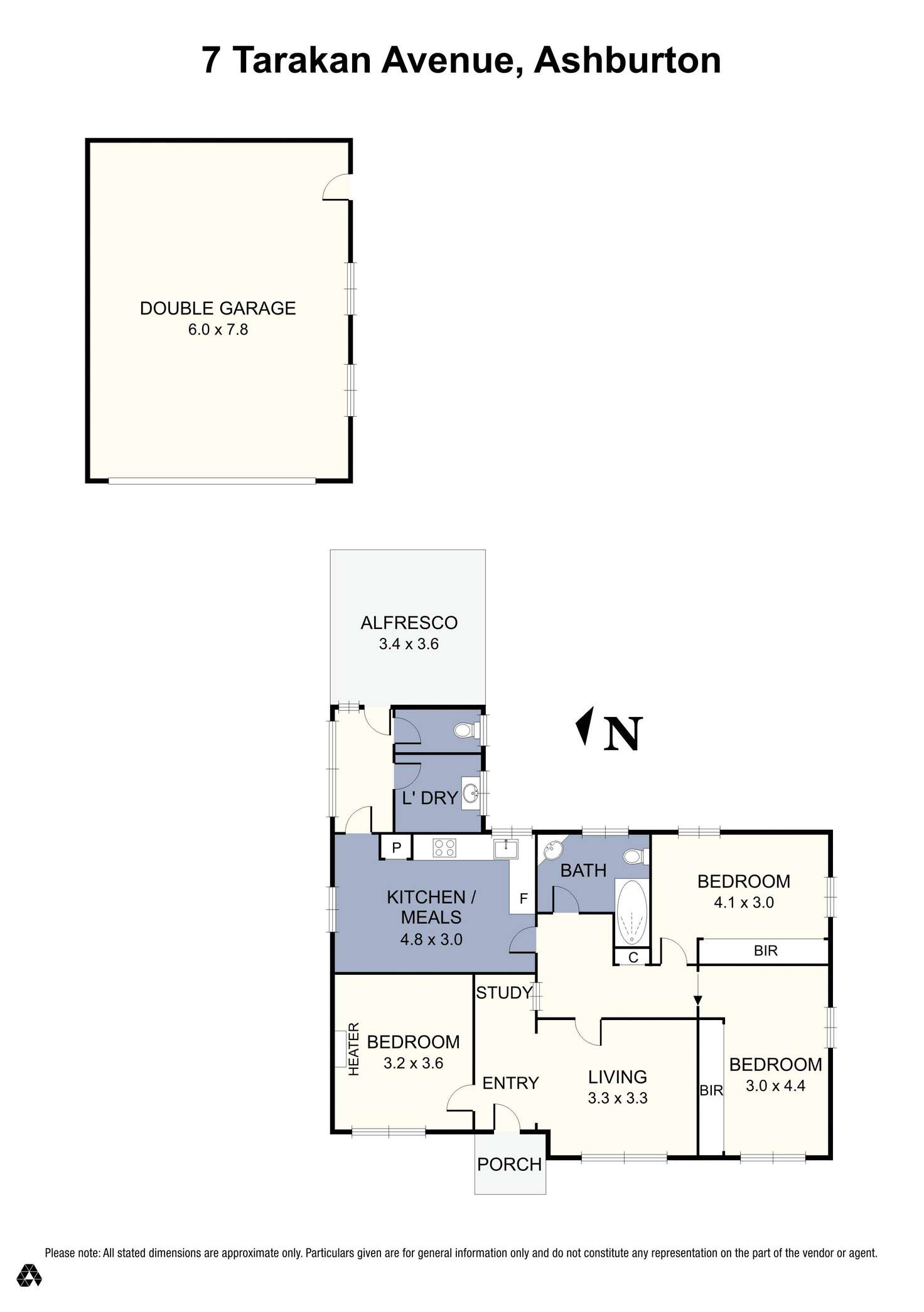 Floorplan of Homely house listing, 7 Tarakan Avenue, Ashburton VIC 3147