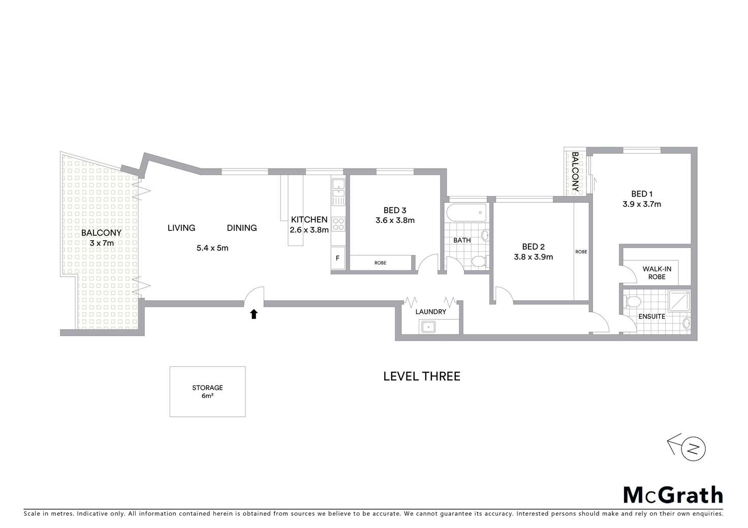 Floorplan of Homely apartment listing, 6/108 The Esplanade, Belgian Gardens QLD 4810