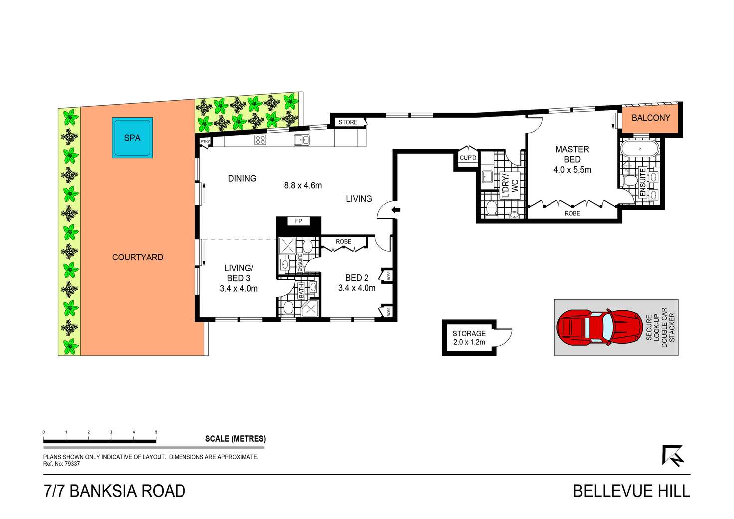 Floorplan of Homely apartment listing, 7/7 Banksia Road, Bellevue Hill NSW 2023