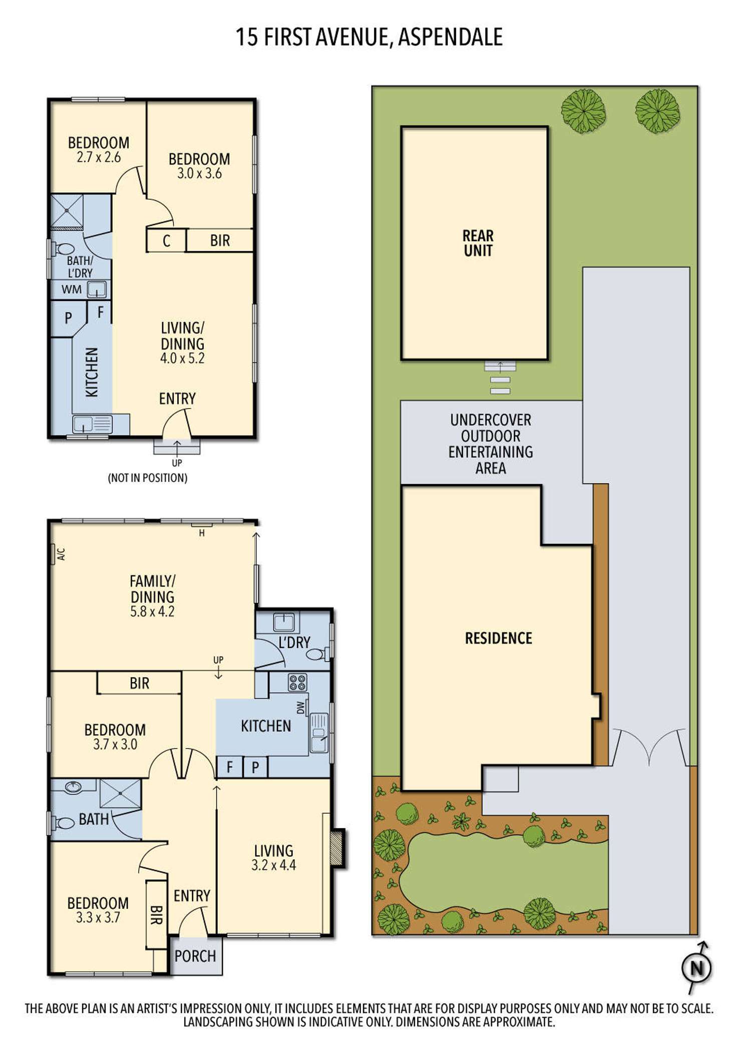 Floorplan of Homely house listing, 15 First Avenue, Aspendale VIC 3195
