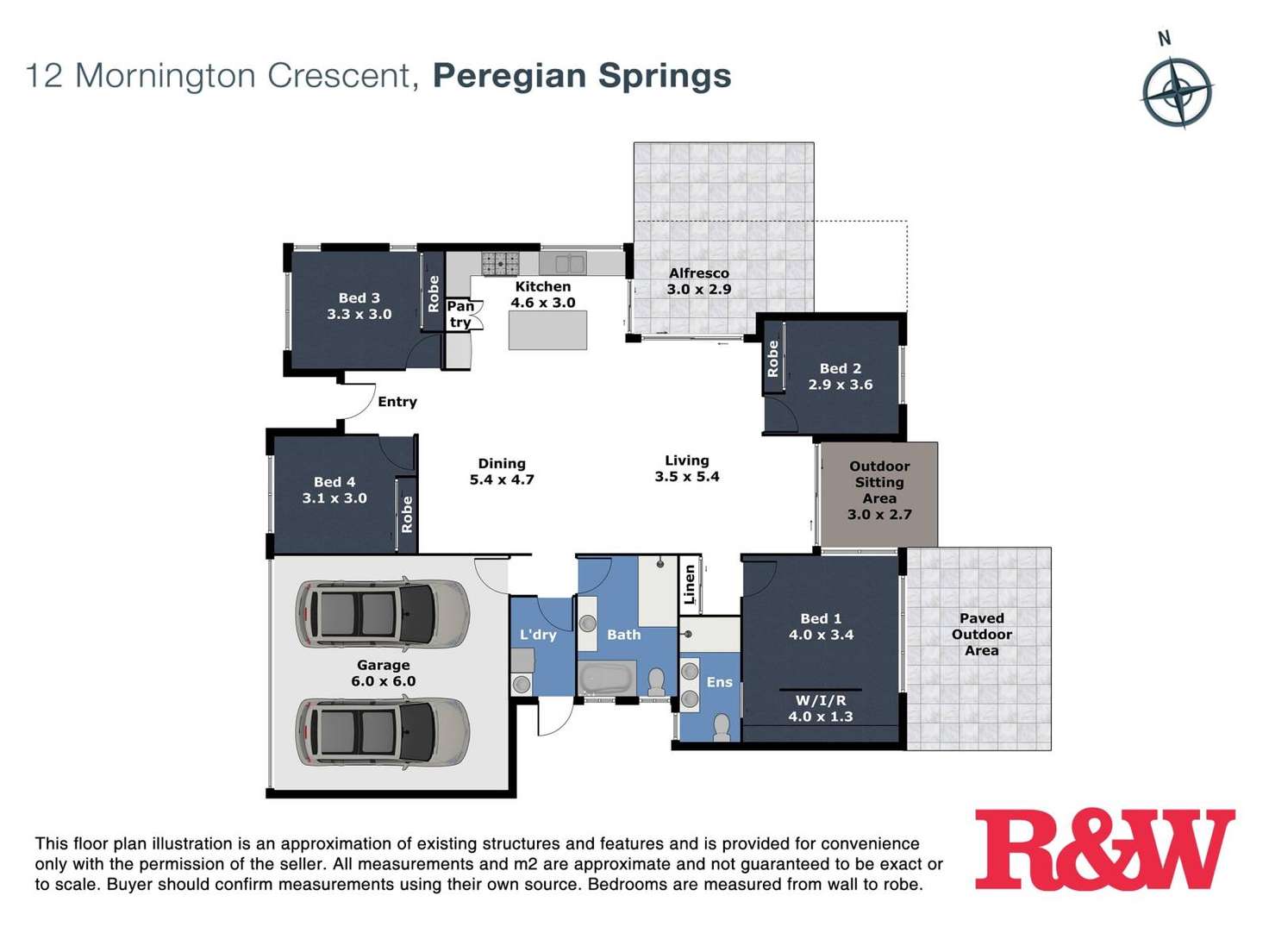 Floorplan of Homely house listing, 12 Mornington Crescent, Peregian Springs QLD 4573