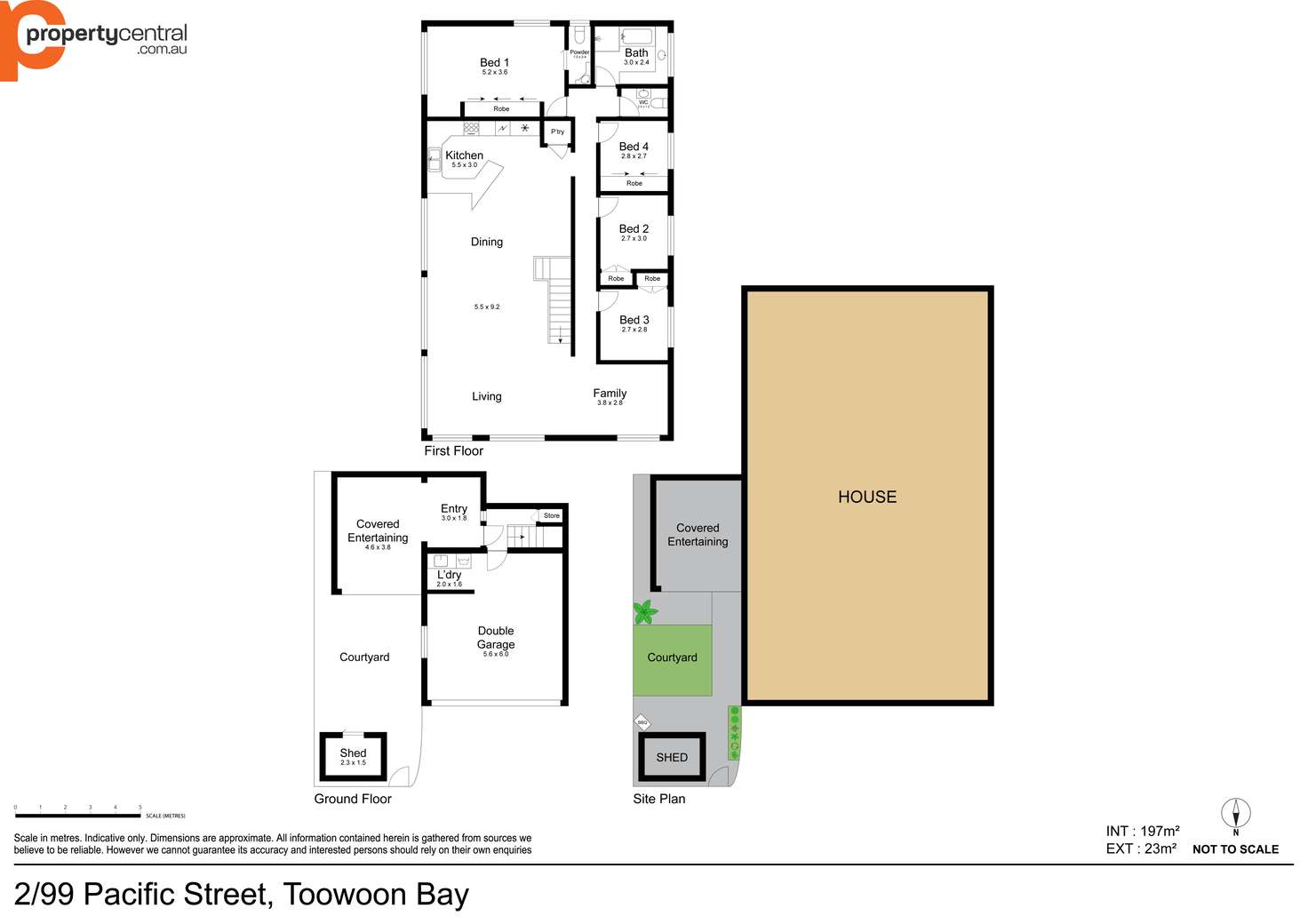 Floorplan of Homely apartment listing, 2/99 Pacific Street, Toowoon Bay NSW 2261