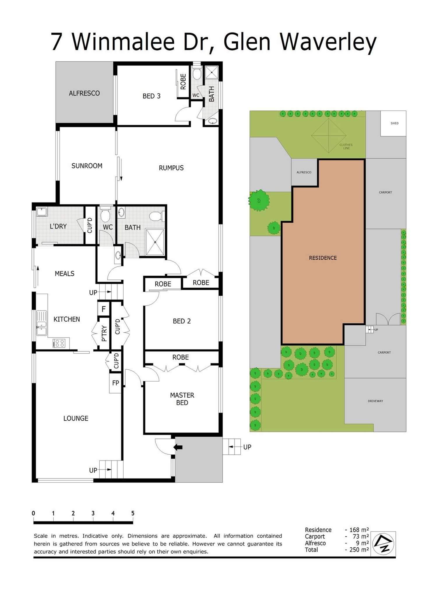 Floorplan of Homely house listing, 7 Winmalee Drive, Glen Waverley VIC 3150