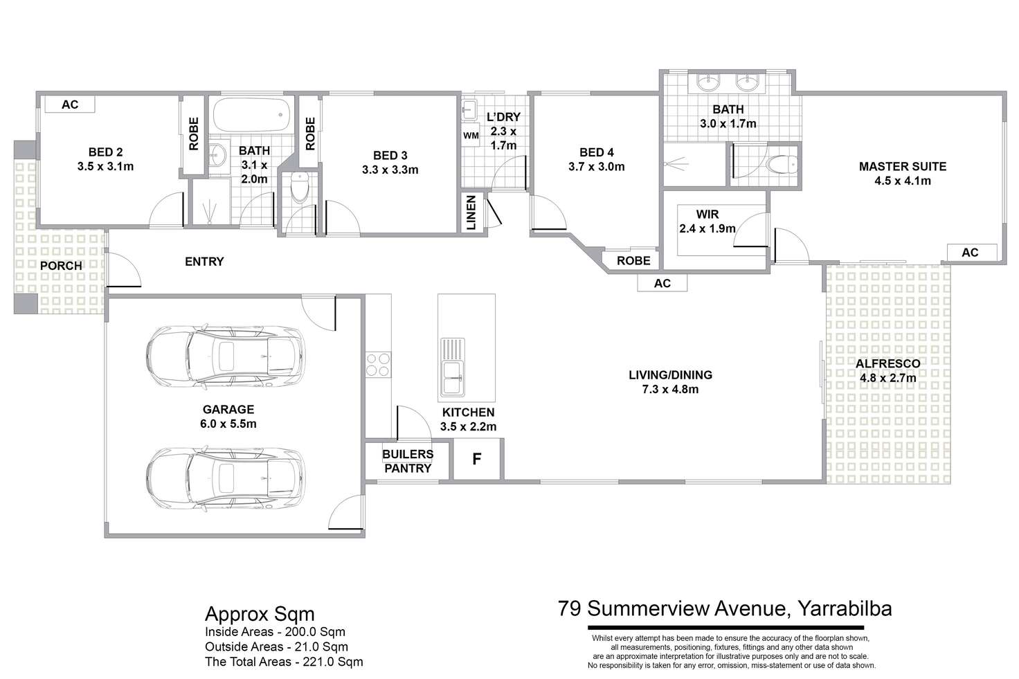 Floorplan of Homely house listing, 79 Summerview Avenue, Yarrabilba QLD 4207