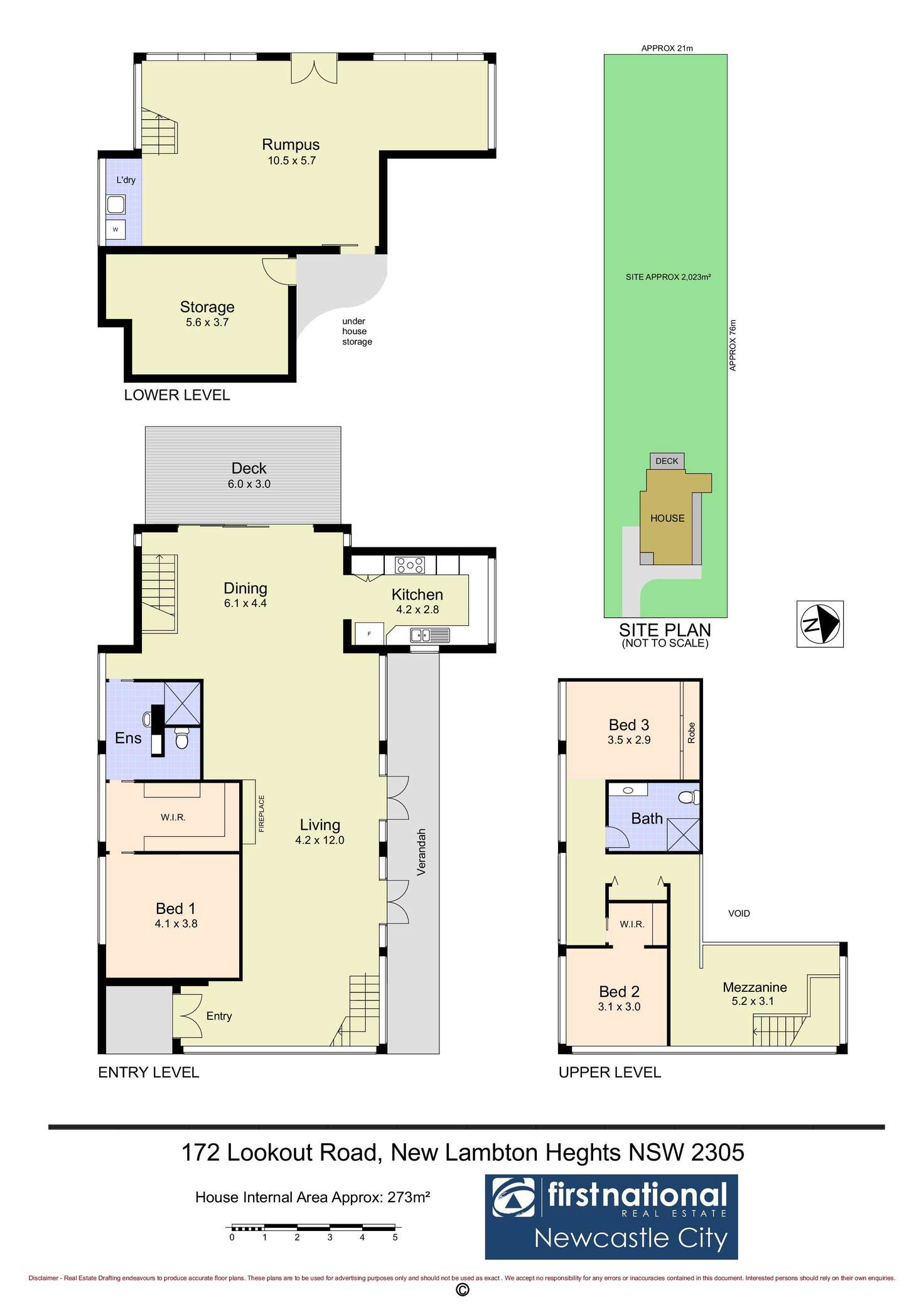 Floorplan of Homely house listing, 172 Lookout Road, New Lambton Heights NSW 2305