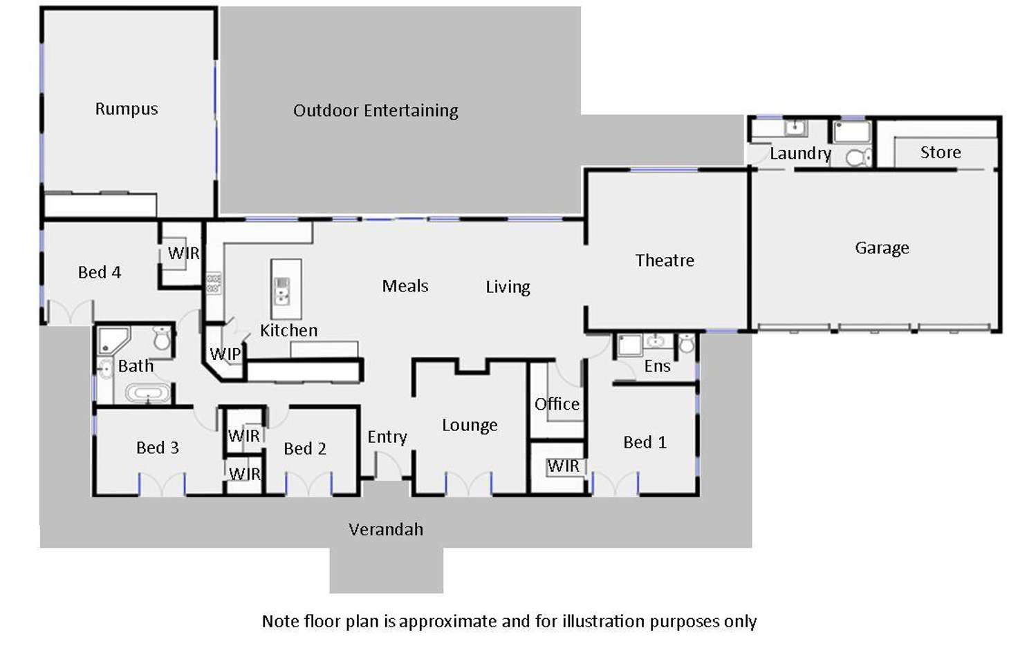 Floorplan of Homely house listing, 2 Forrester Court, Nichols Point VIC 3501