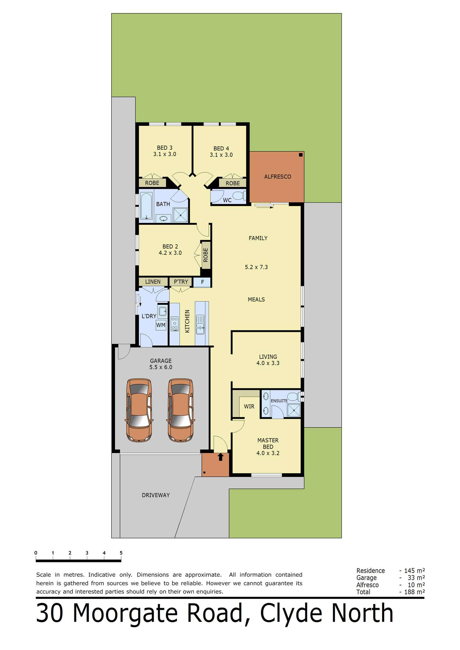 Floorplan of Homely house listing, 30 Moorgate Road, Clyde North VIC 3978