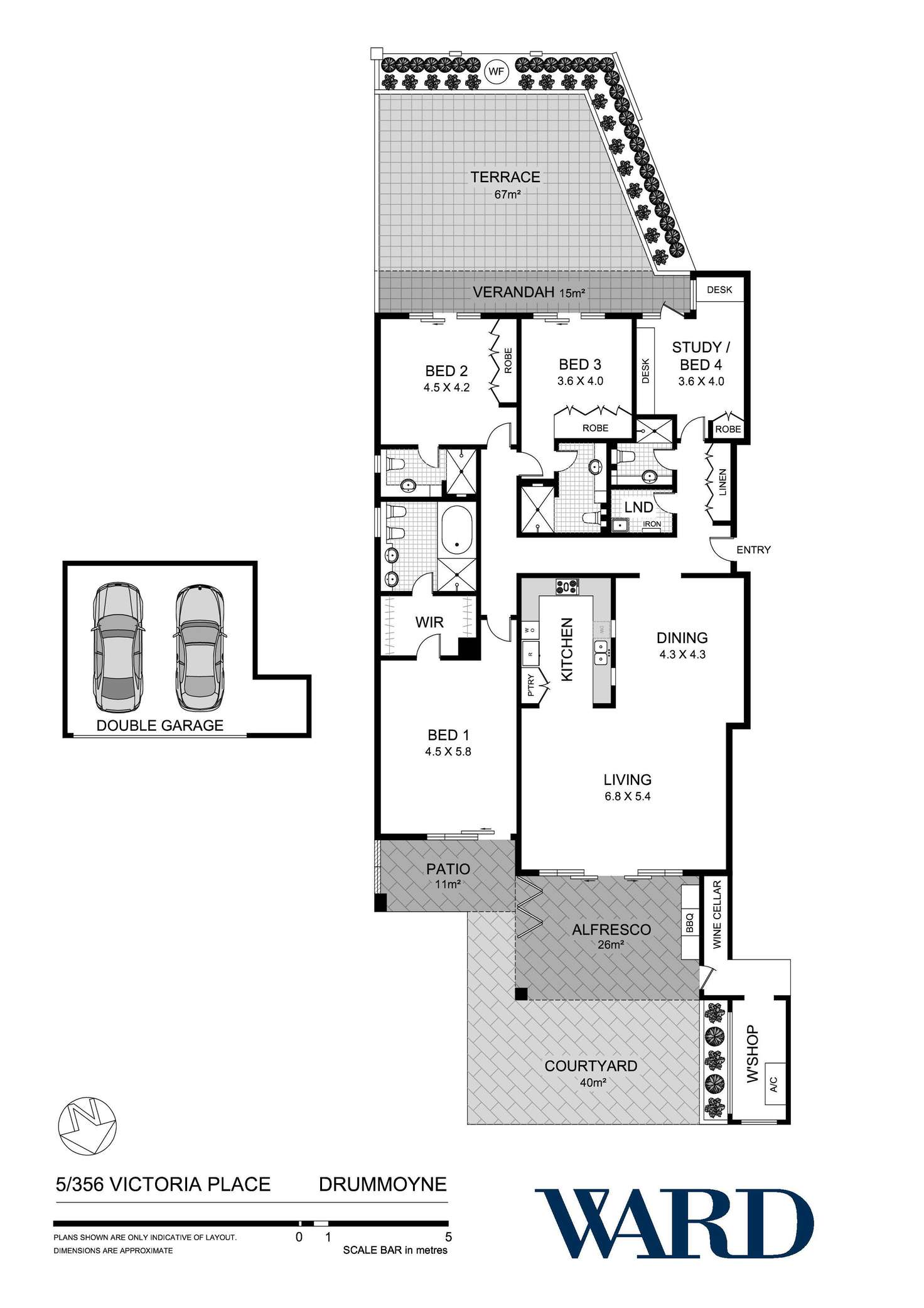 Floorplan of Homely apartment listing, 5/356 Victoria Place, Drummoyne NSW 2047