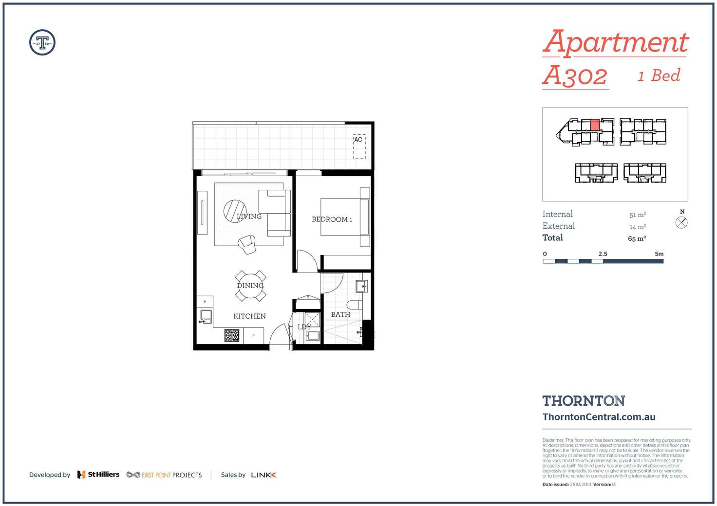 Floorplan of Homely apartment listing, 302/101A Lord Sheffield Circuit, Penrith NSW 2750