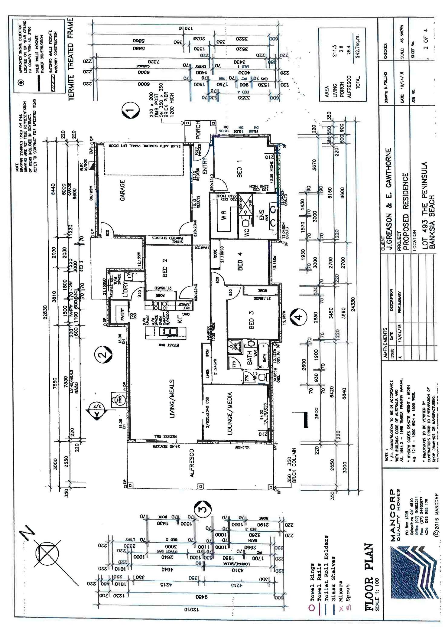 Floorplan of Homely house listing, 27 The Peninsula, Banksia Beach QLD 4507