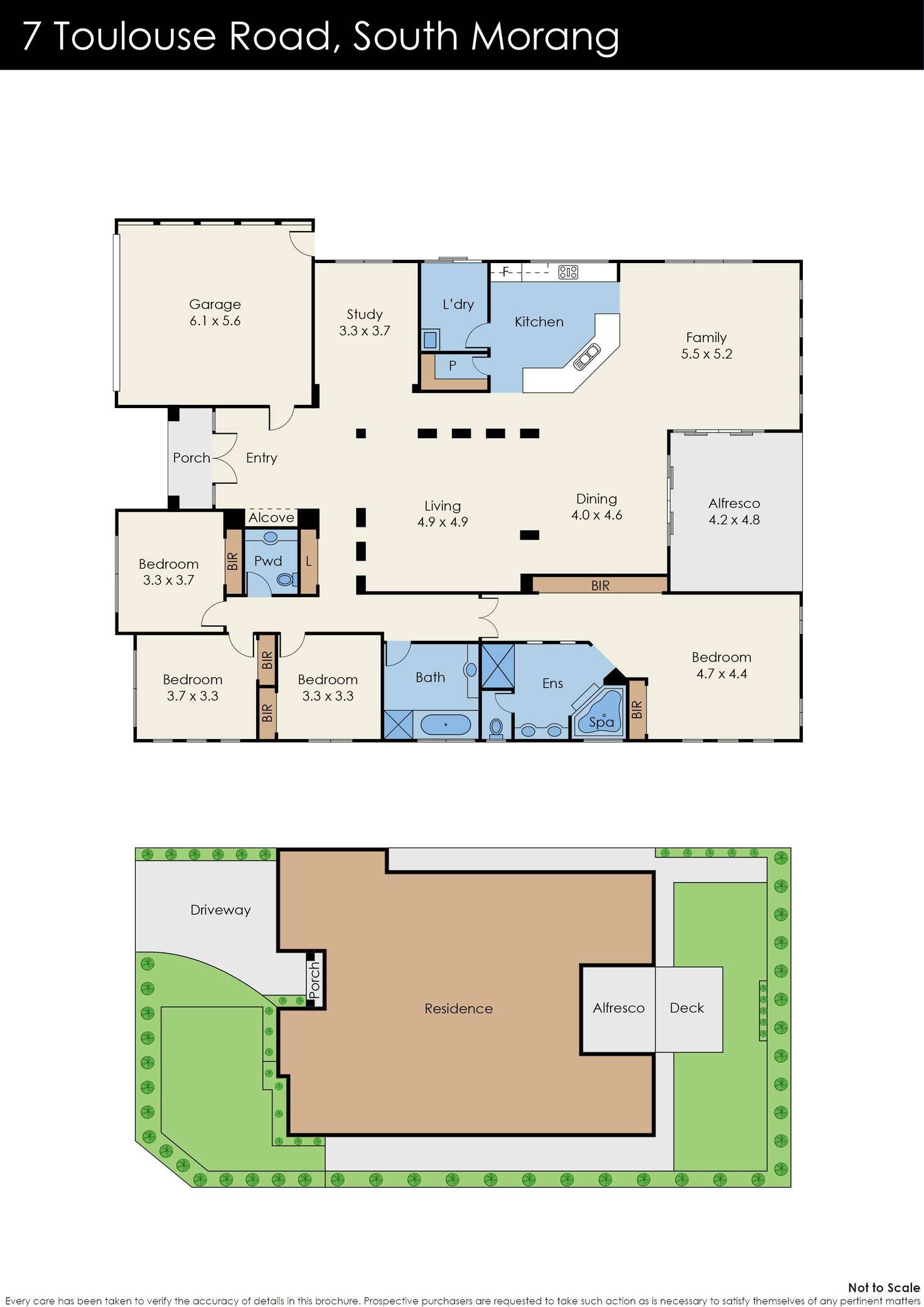 Floorplan of Homely house listing, 7 Toulouse Road, South Morang VIC 3752