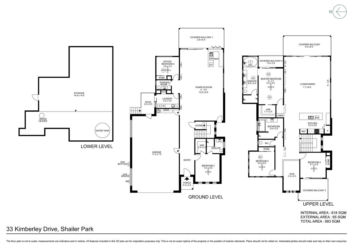 Floorplan of Homely house listing, 33 Kimberley Drive, Shailer Park QLD 4128