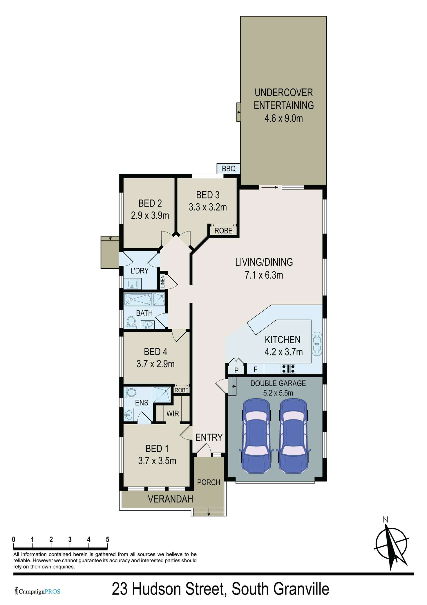Floorplan of Homely house listing, 23 Hudson Street, Granville NSW 2142