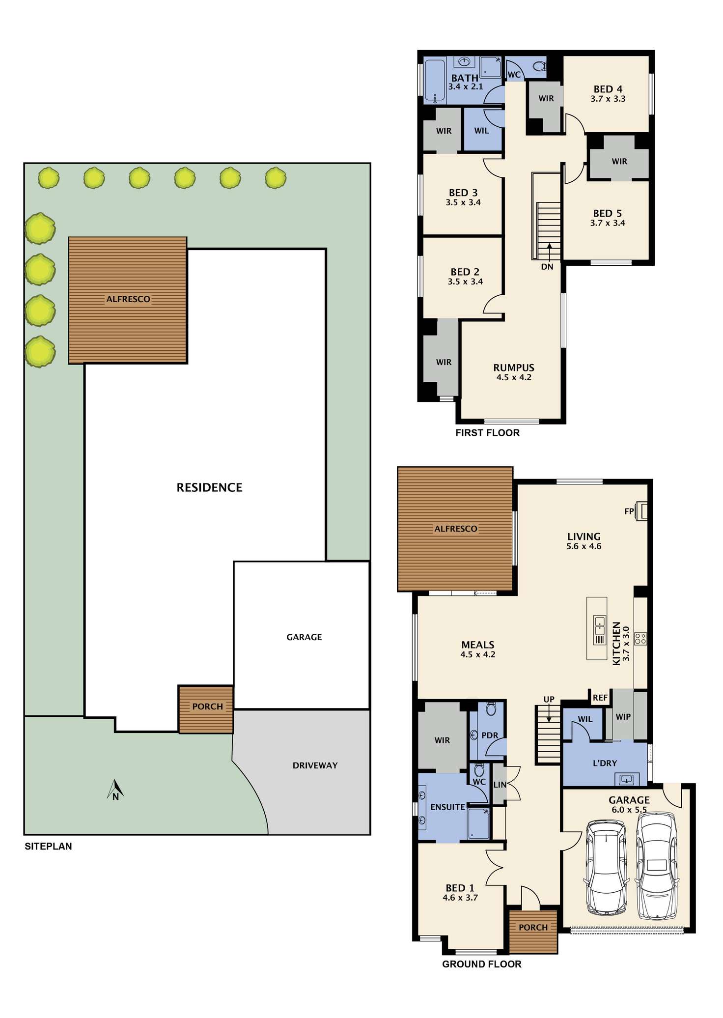 Floorplan of Homely house listing, 22 Dashing Road, Craigieburn VIC 3064
