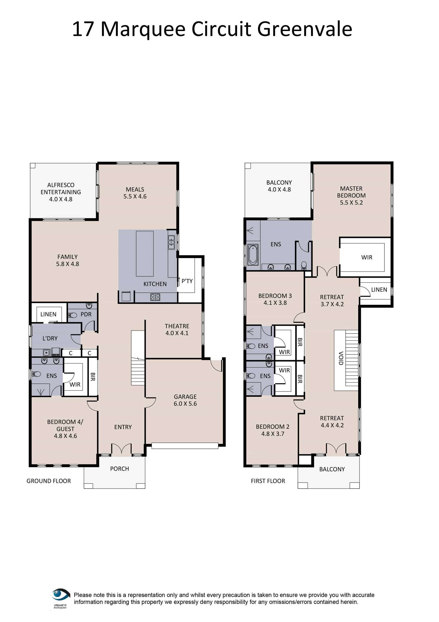 Floorplan of Homely house listing, 17 Marquee Circuit, Greenvale VIC 3059