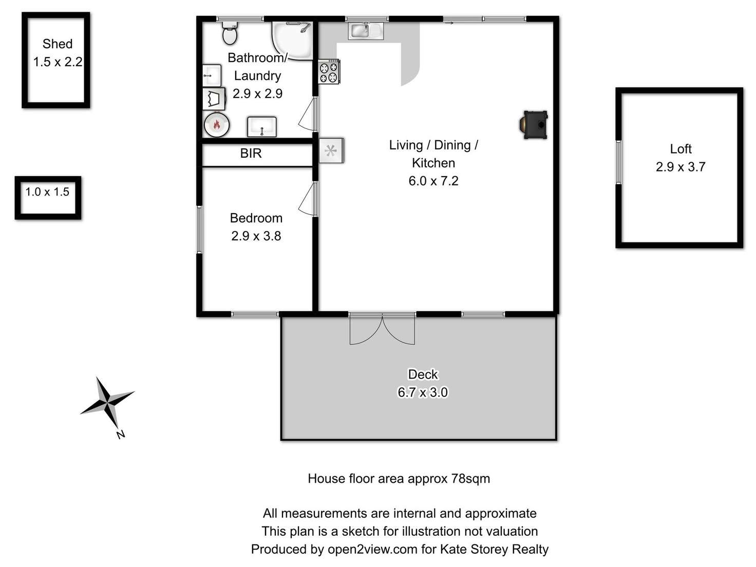 Floorplan of Homely house listing, 10 Kestie Avenue, Port Arthur TAS 7182