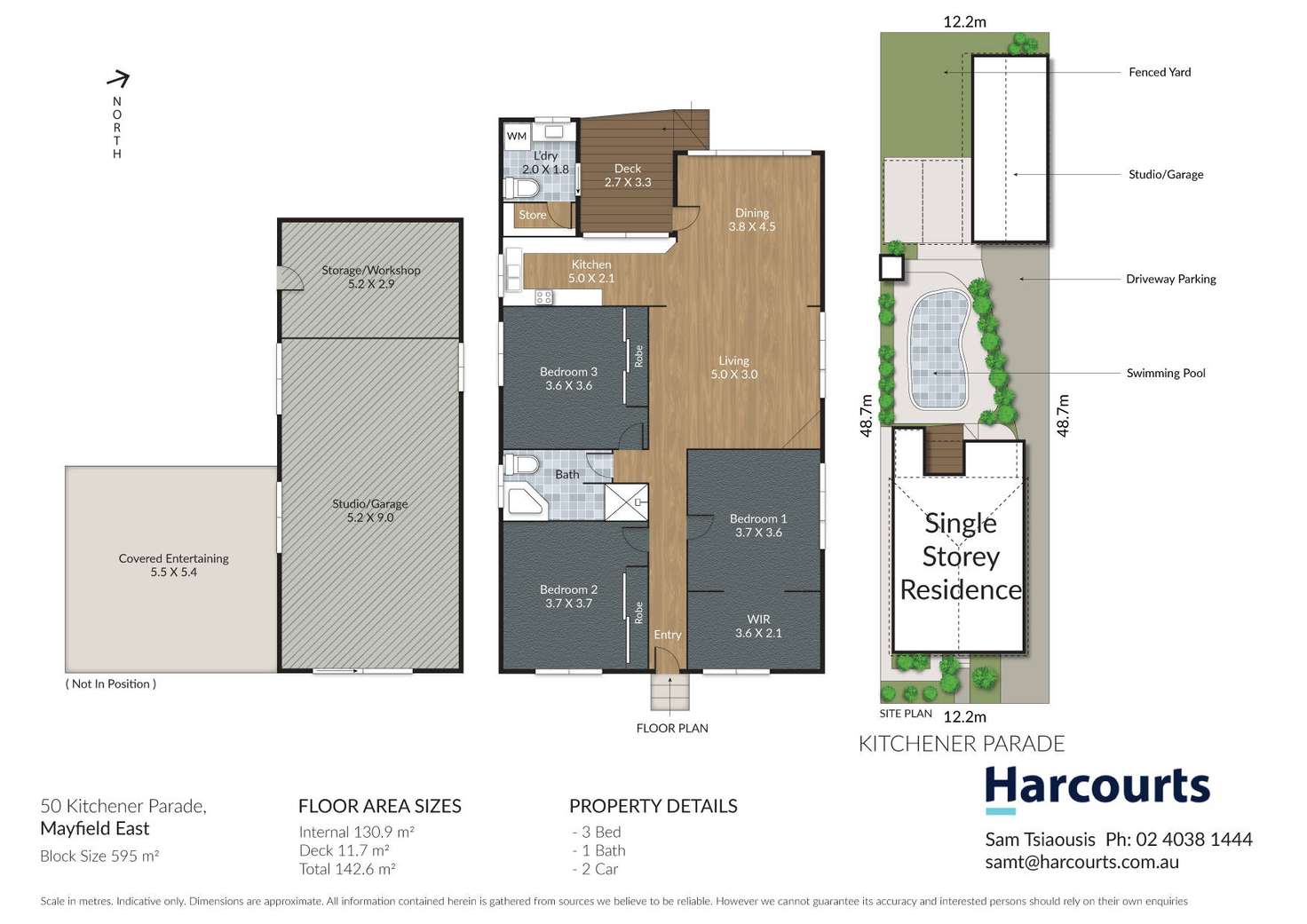 Floorplan of Homely house listing, 50 Kitchener Parade, Mayfield East NSW 2304