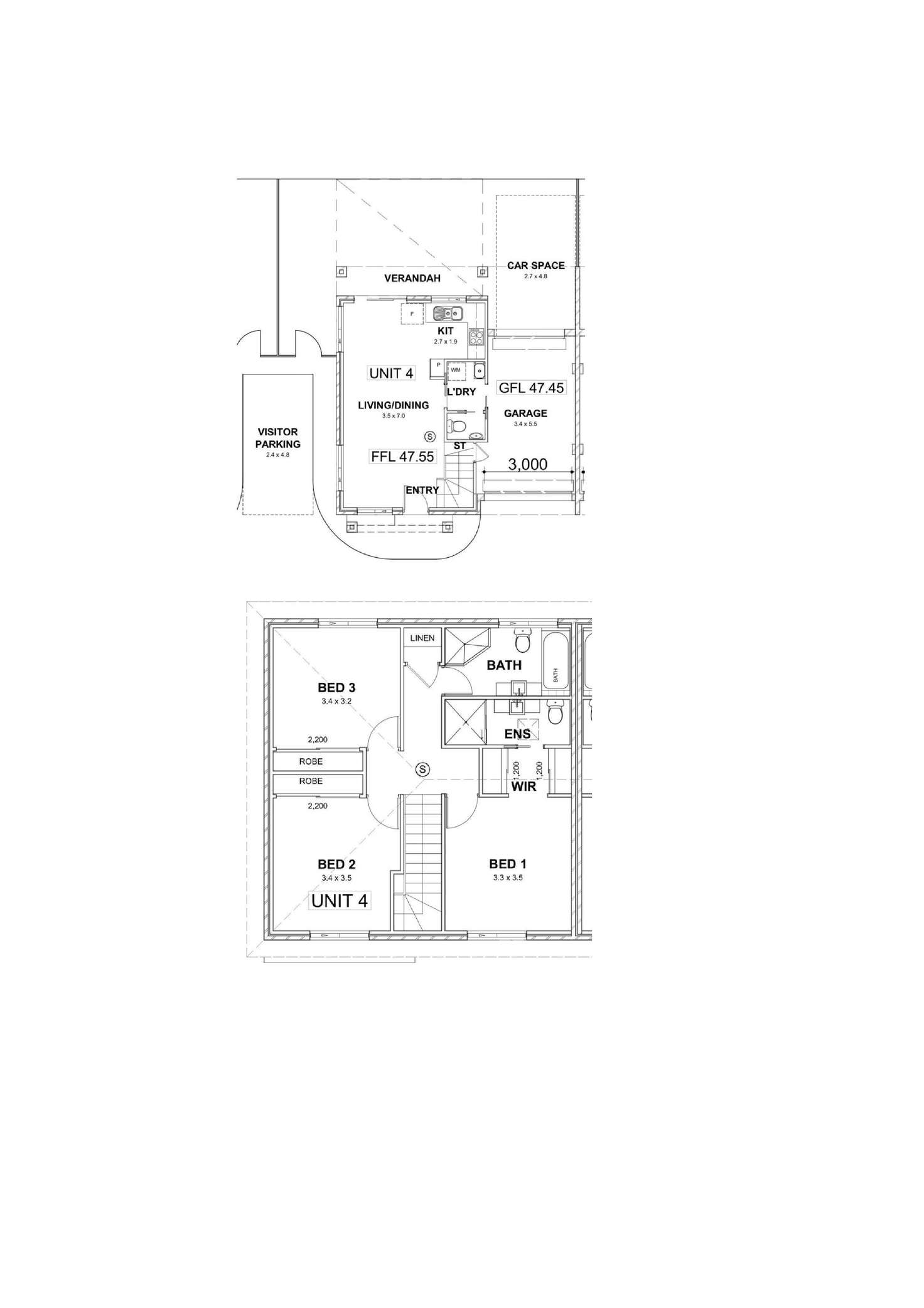 Floorplan of Homely townhouse listing, 4/153 Jamison Road, Penrith NSW 2750
