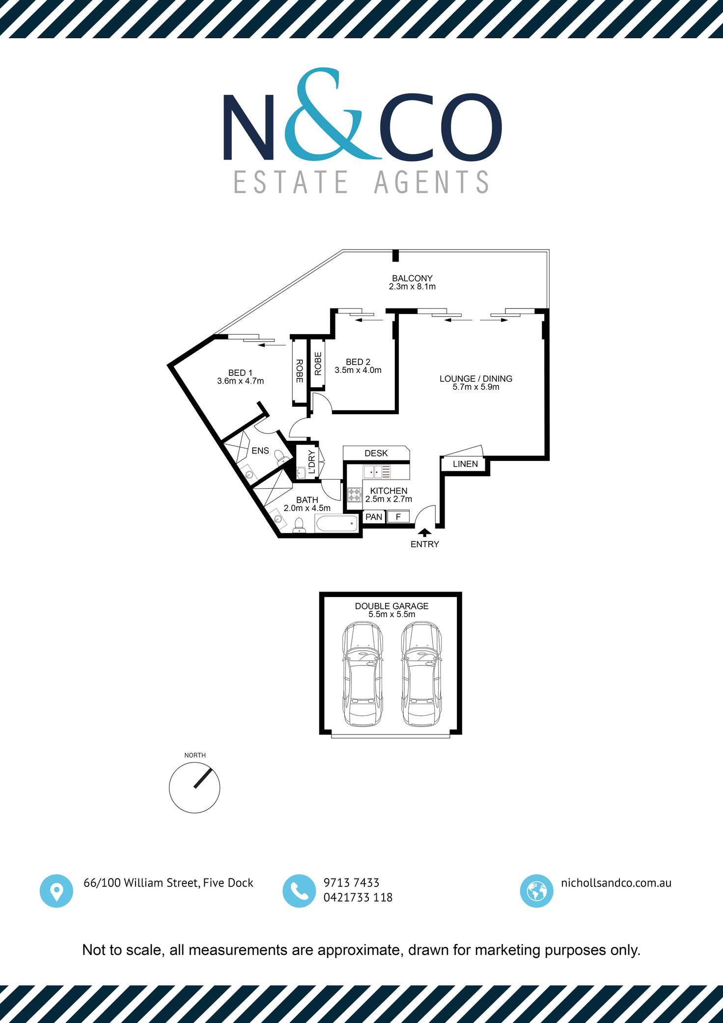 Floorplan of Homely apartment listing, 66/100 William Street, Five Dock NSW 2046
