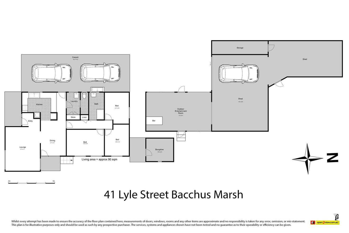 Floorplan of Homely house listing, 41 Lyle Street, Bacchus Marsh VIC 3340