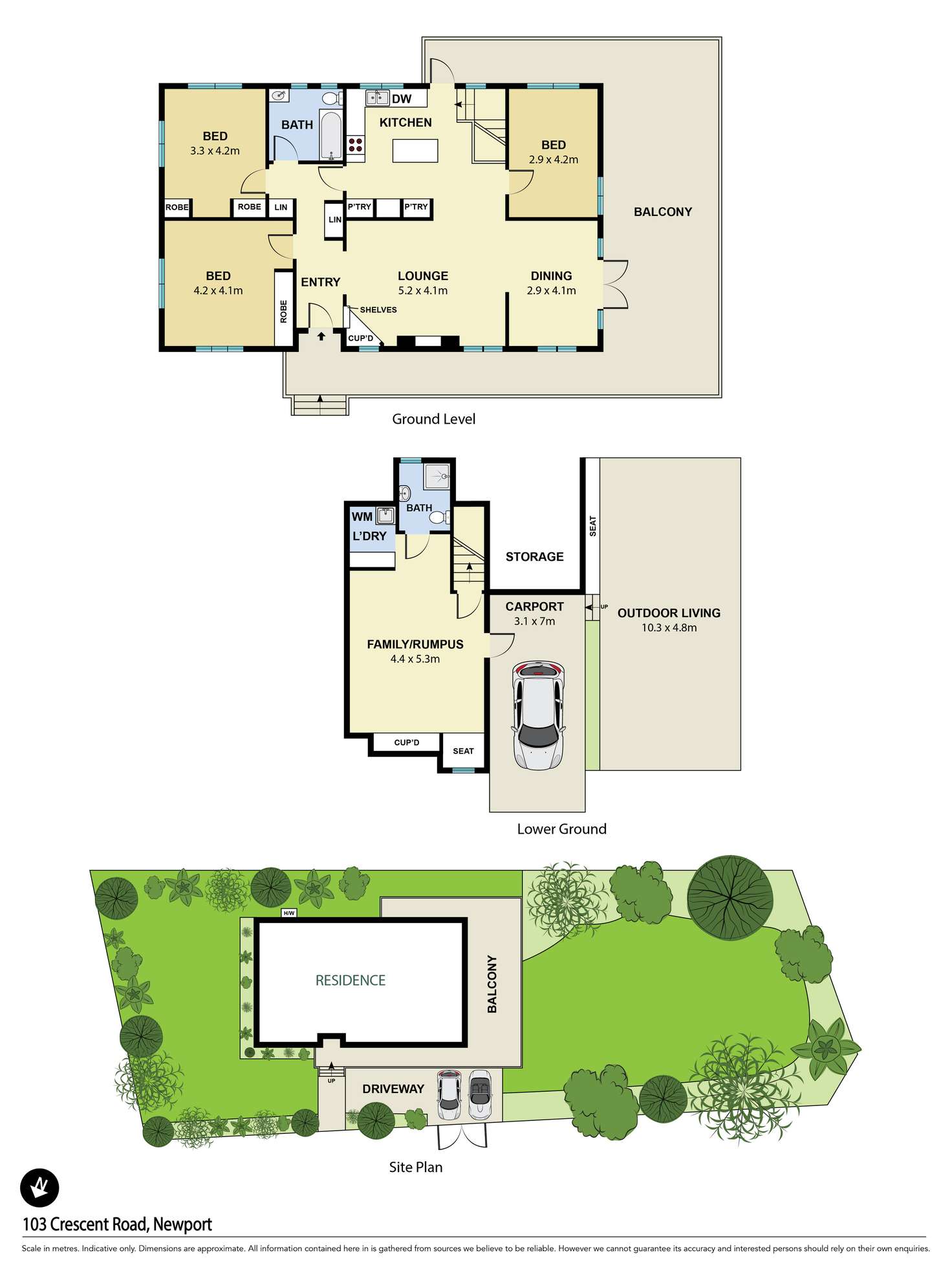 Floorplan of Homely house listing, 103 Crescent Road, Newport NSW 2106