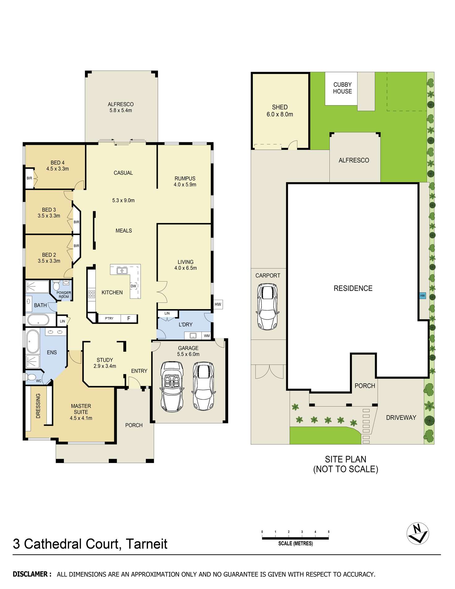 Floorplan of Homely house listing, 3 Cathedral Court, Tarneit VIC 3029