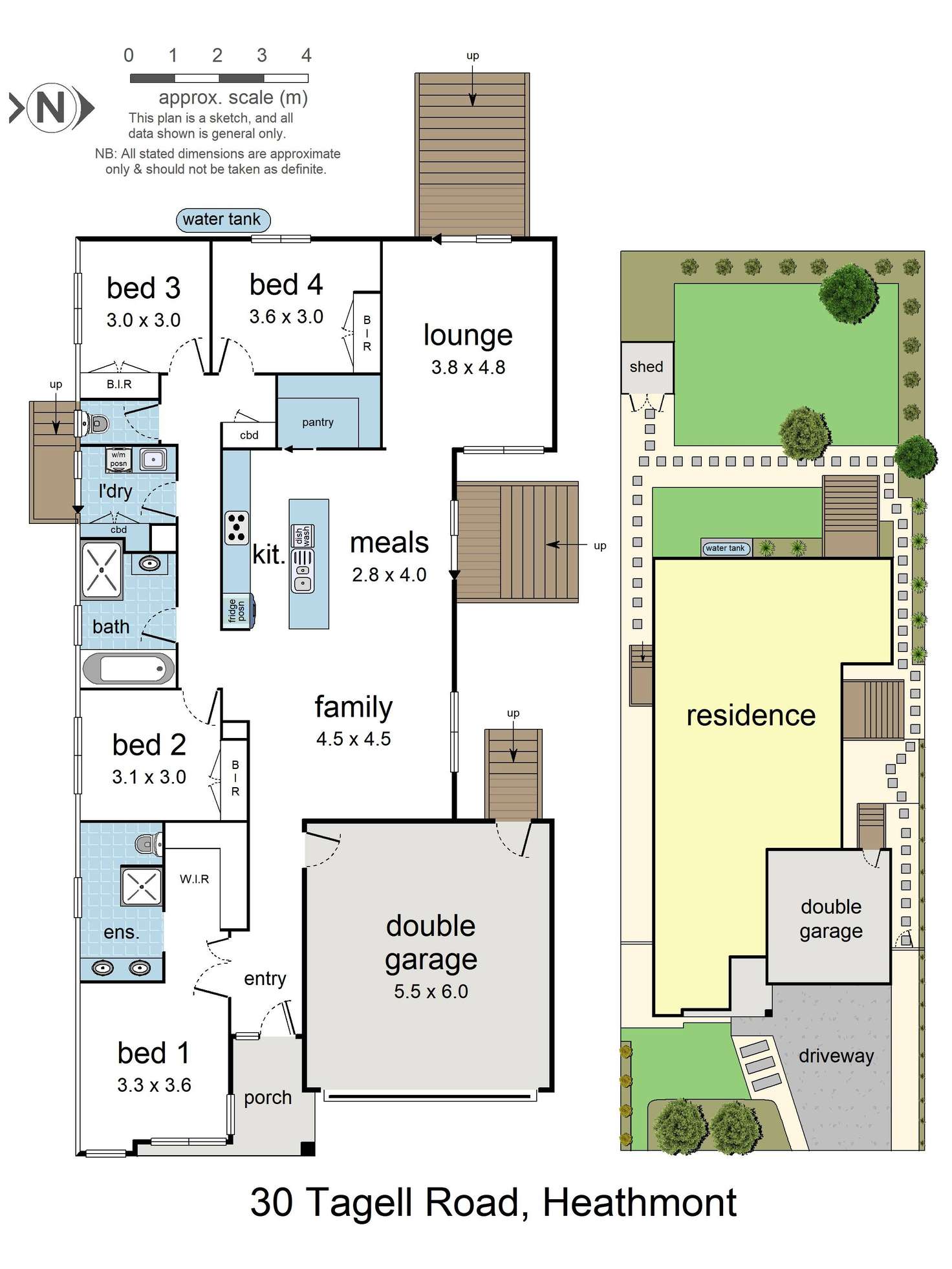 Floorplan of Homely house listing, 30 Tagell Road, Heathmont VIC 3135