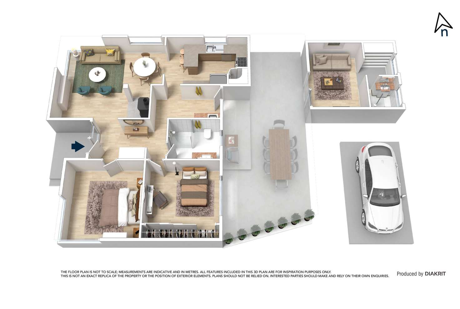 Floorplan of Homely house listing, 6 May Street, Tullamarine VIC 3043