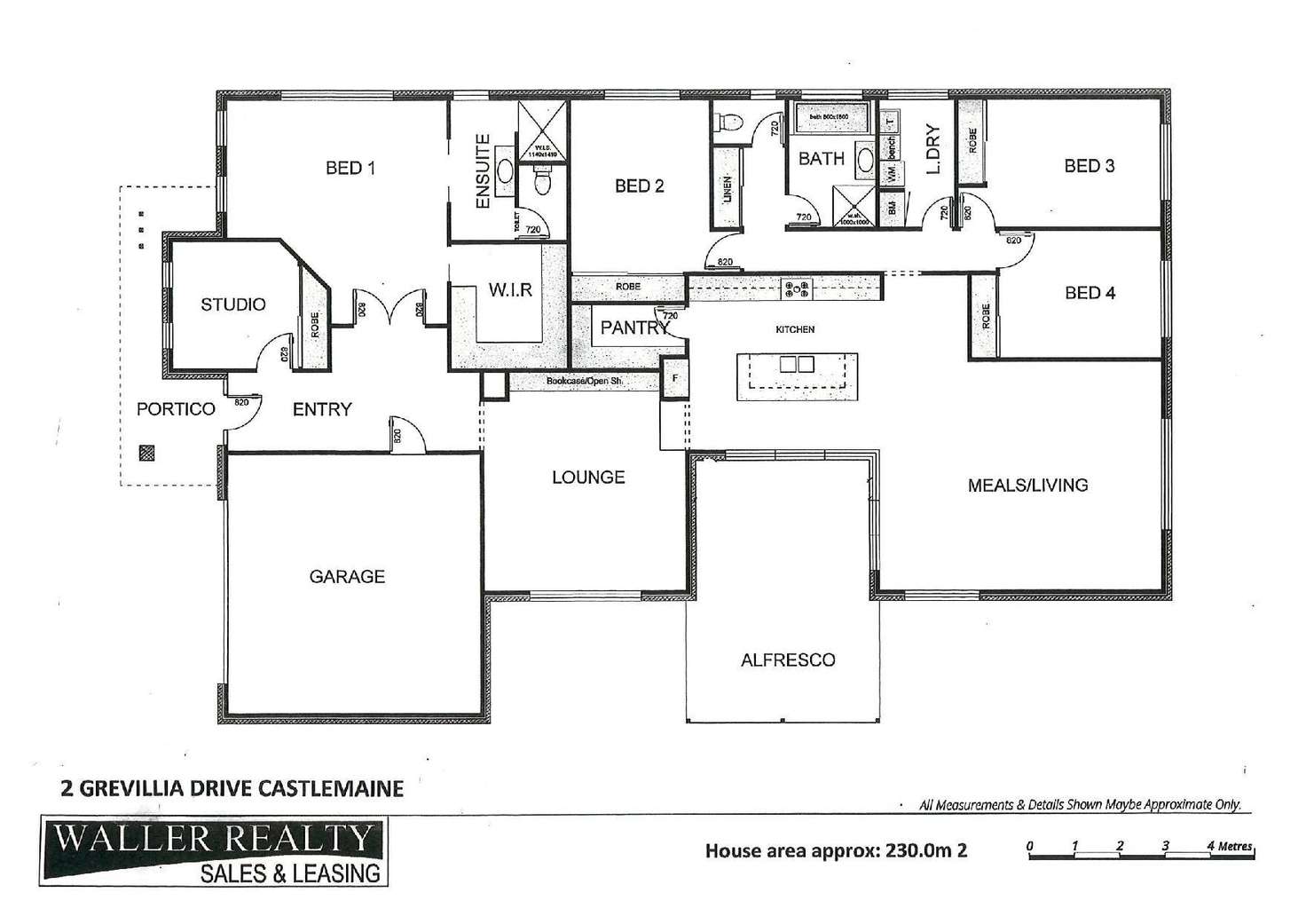 Floorplan of Homely house listing, 2 Grevillea Drive, Castlemaine VIC 3450