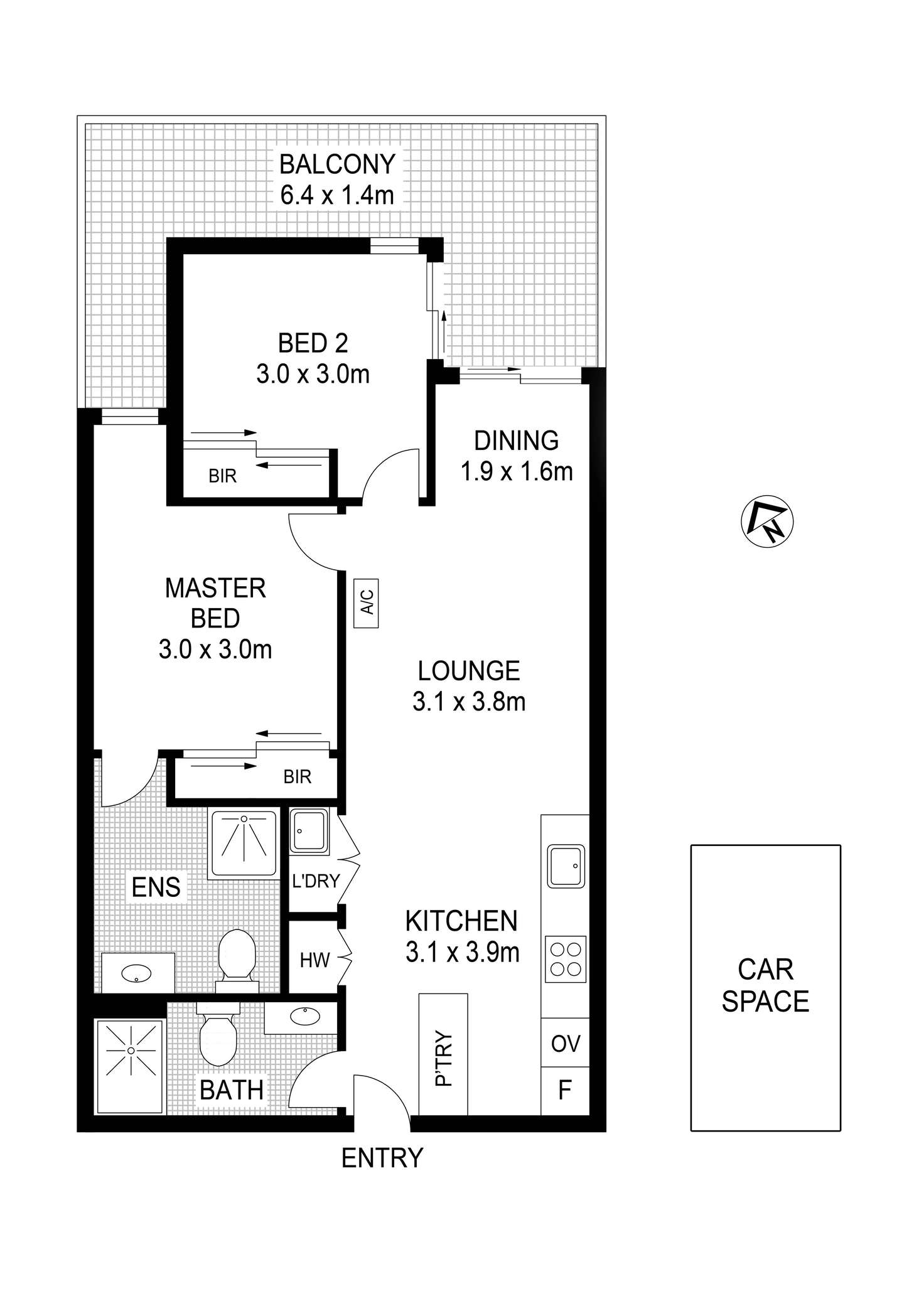 Floorplan of Homely apartment listing, G44/658-660 Blackburn Road, Notting Hill VIC 3168