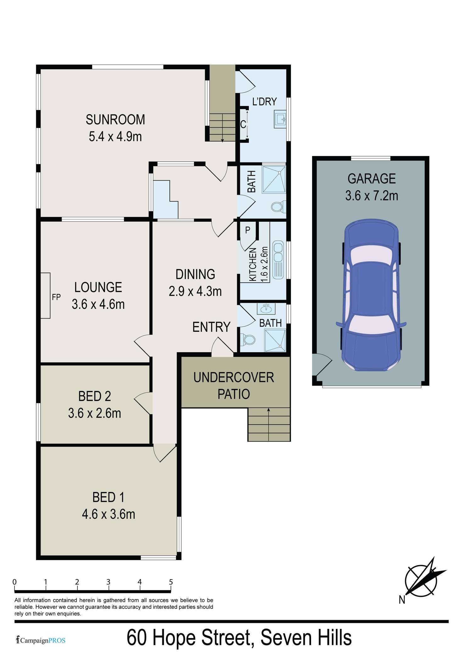 Floorplan of Homely house listing, 58 Hope Street, Seven Hills NSW 2147