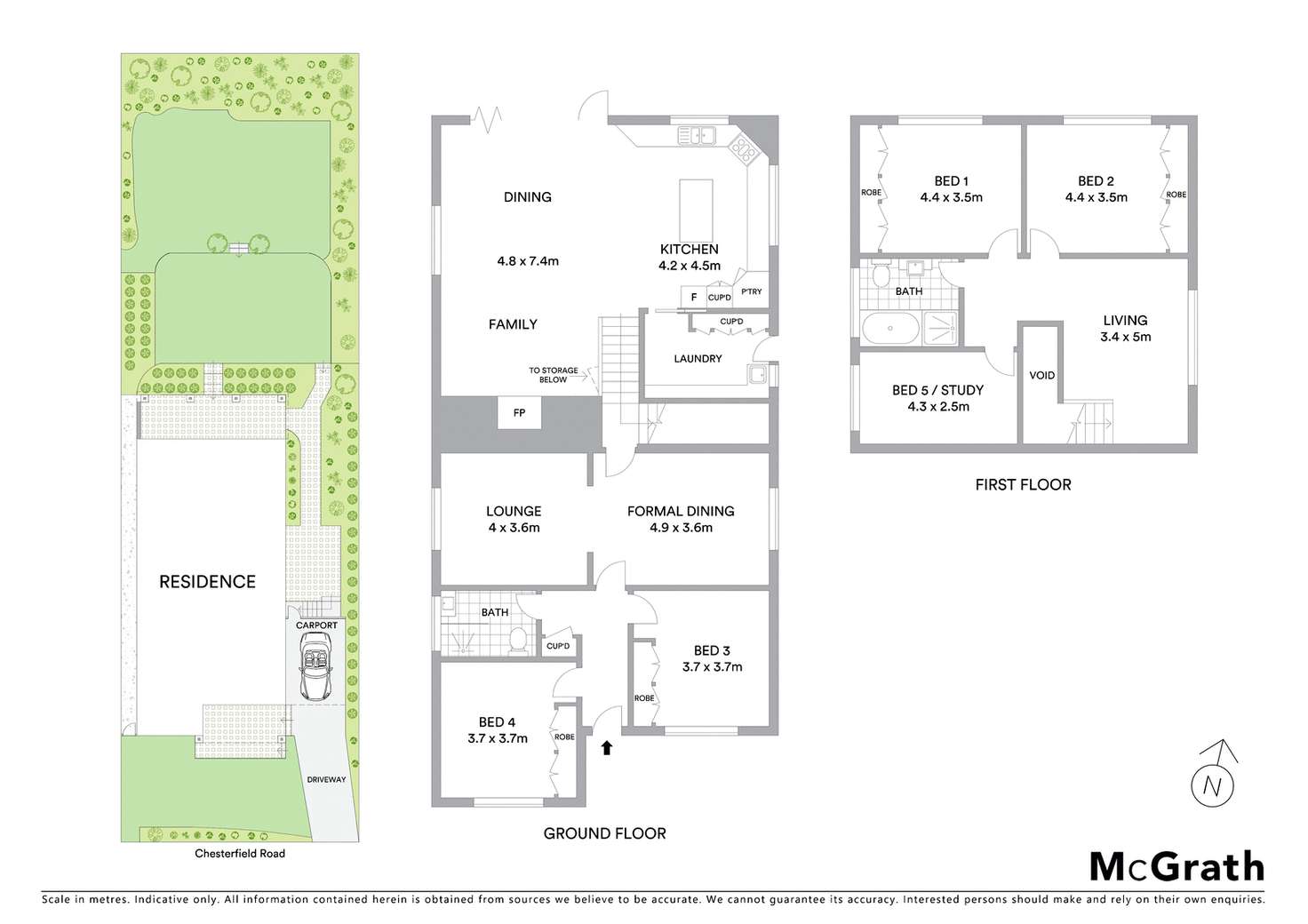 Floorplan of Homely house listing, 75 Chesterfield Road, Epping NSW 2121
