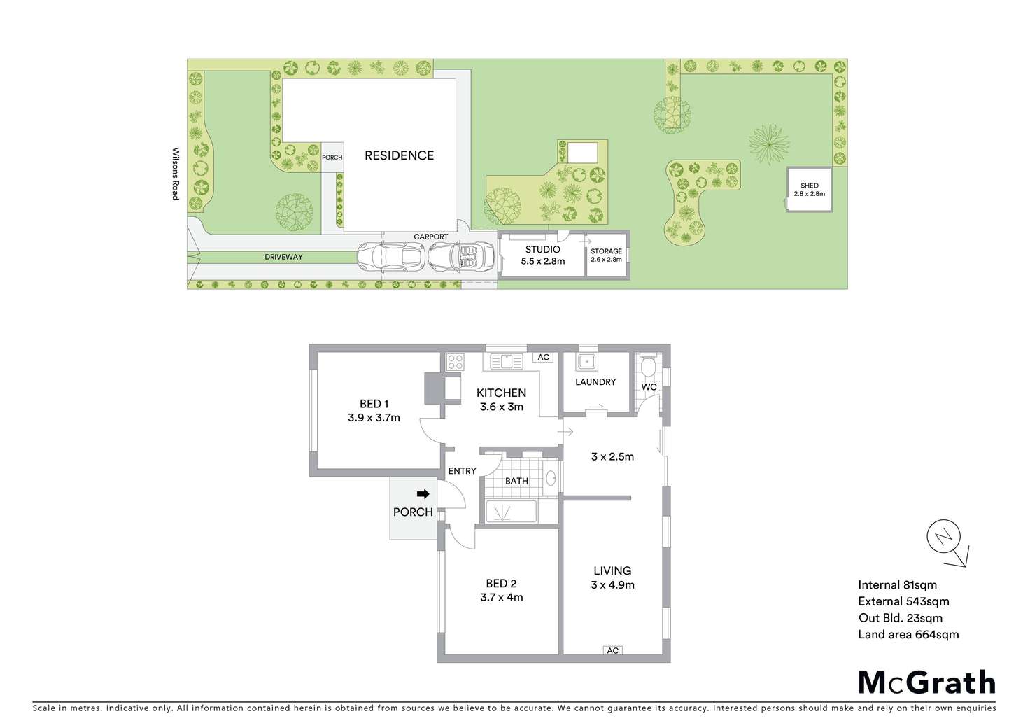 Floorplan of Homely house listing, 18 Wilsons Road, Newcomb VIC 3219