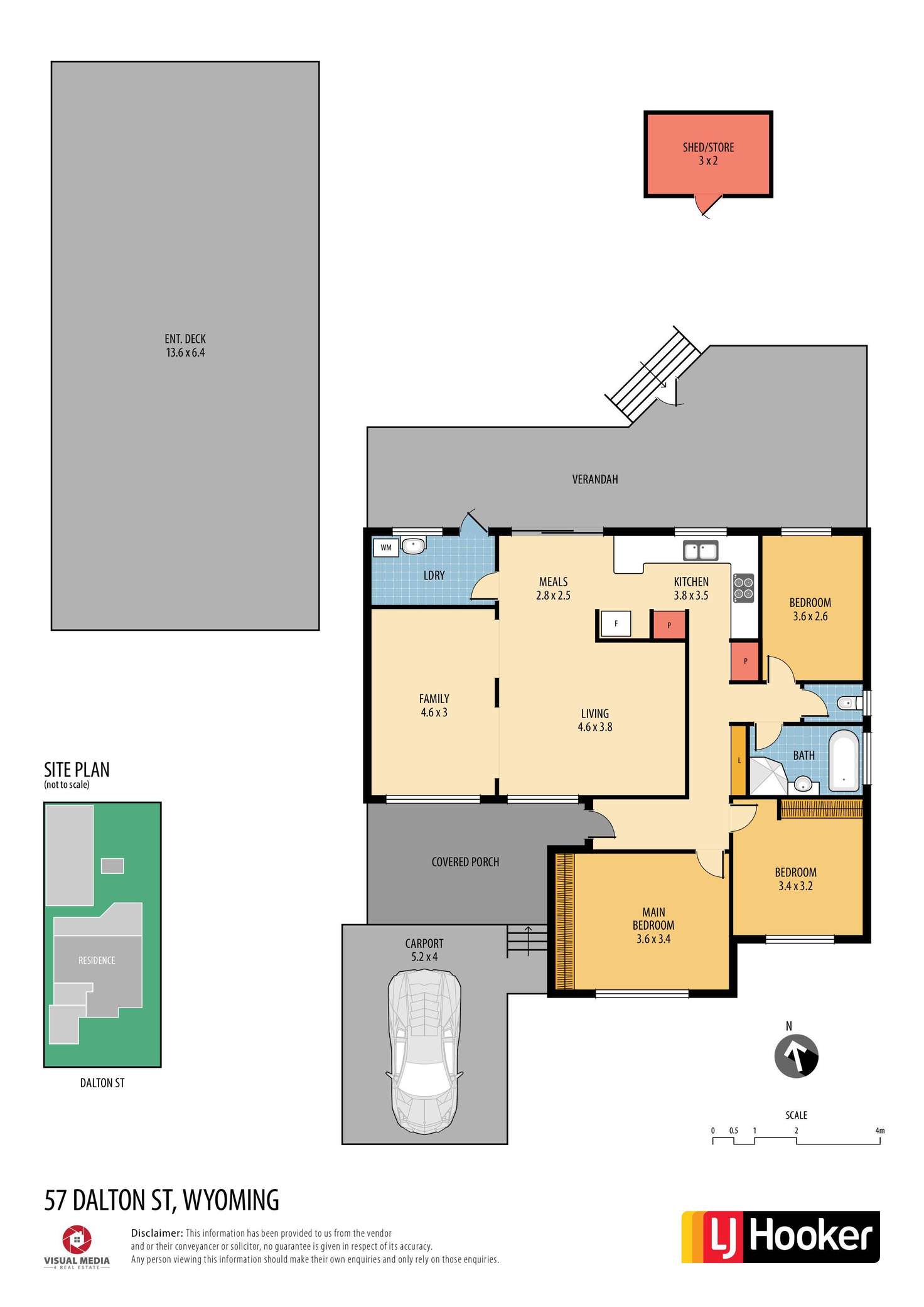 Floorplan of Homely house listing, 57 Dalton Street, Wyoming NSW 2250